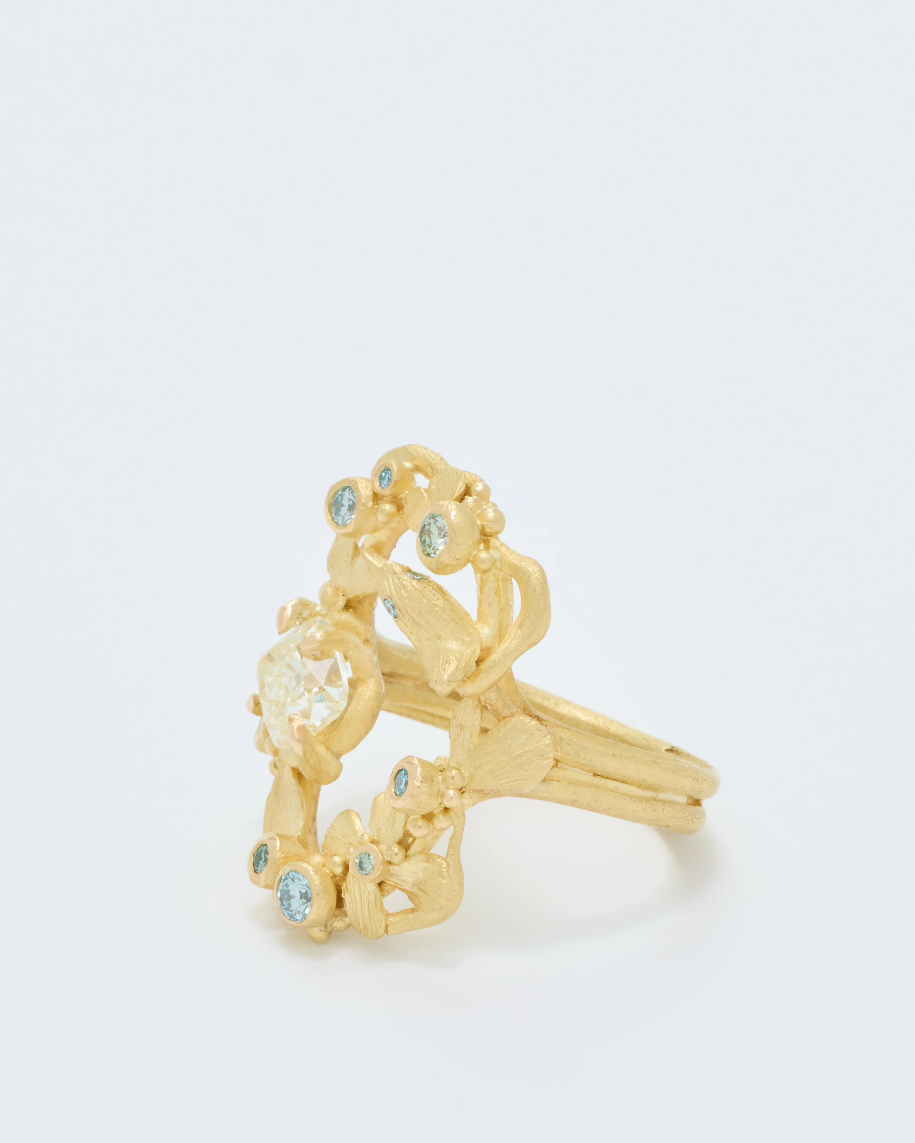 open oval diamond ring - Image 5