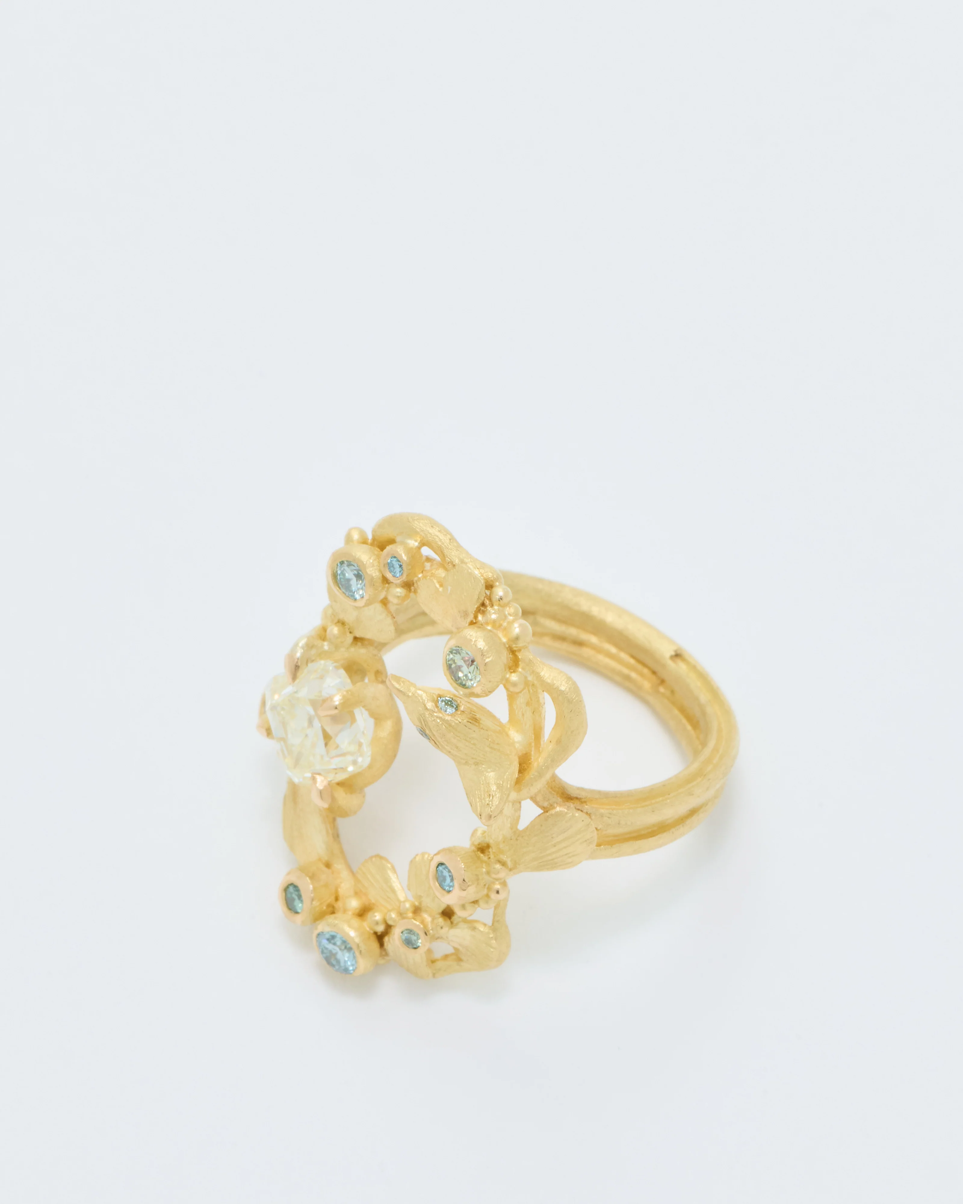 open oval diamond ring - Image 7