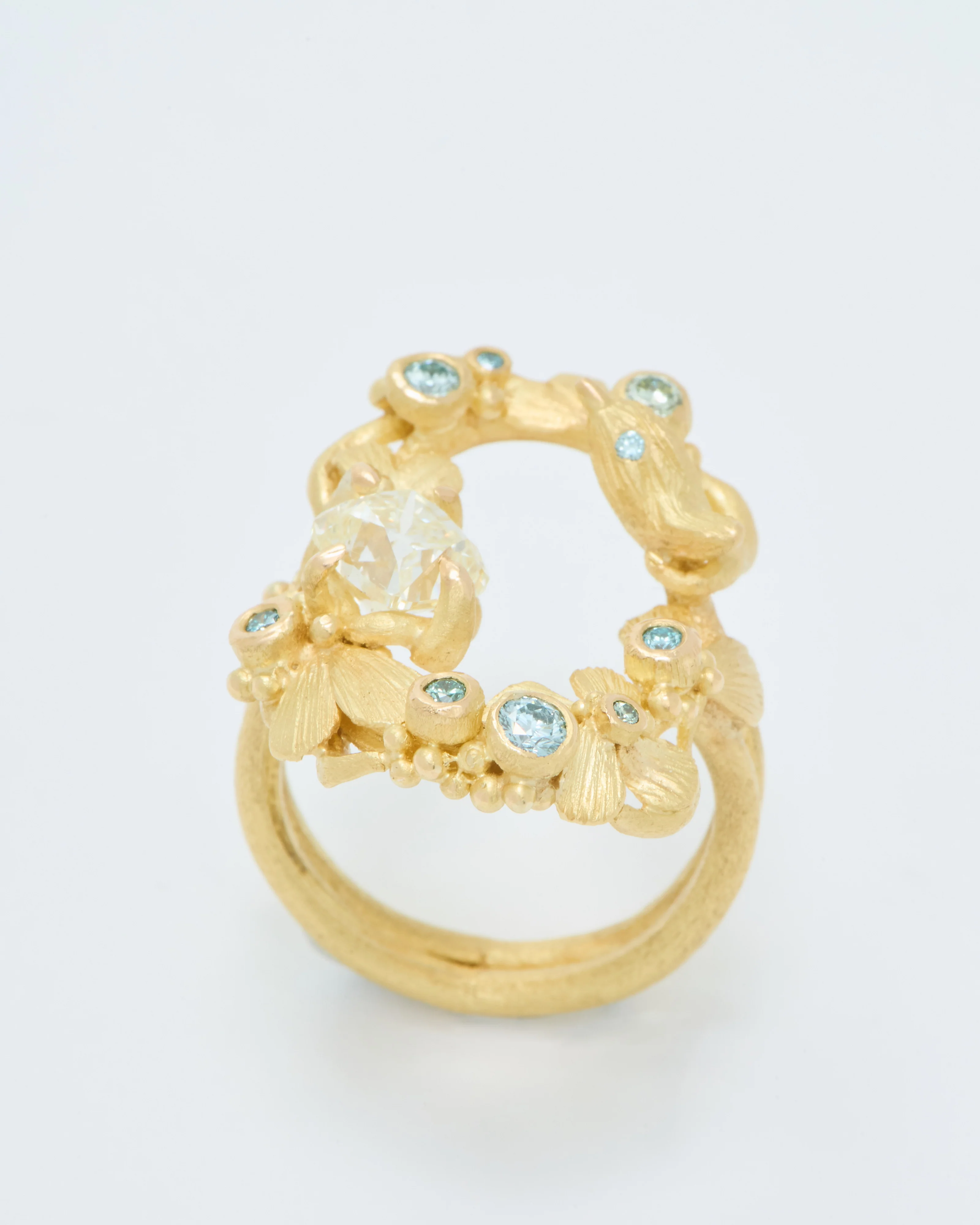 open oval diamond ring - Image 8