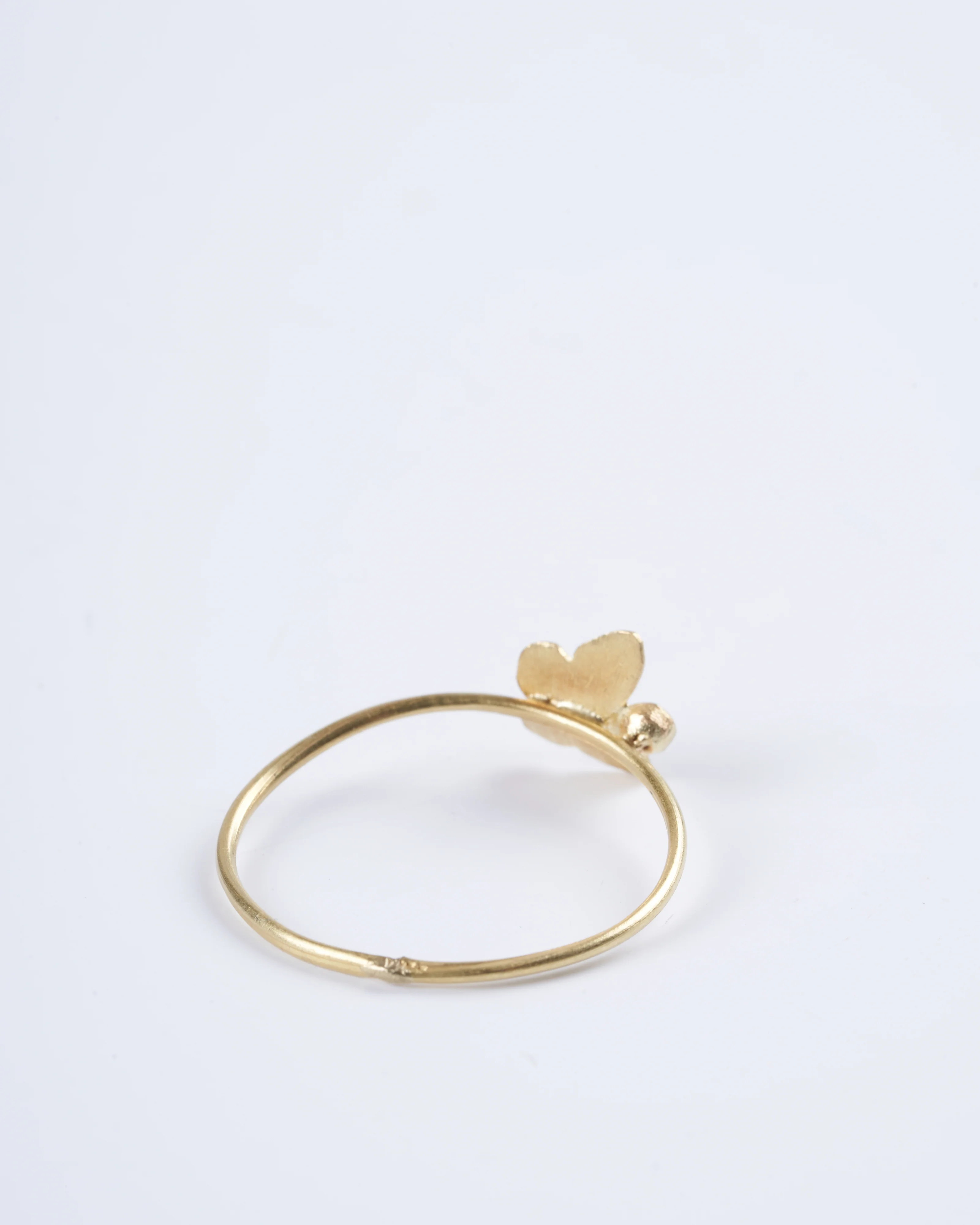 butterfly ring with diamond - gold - Image 3