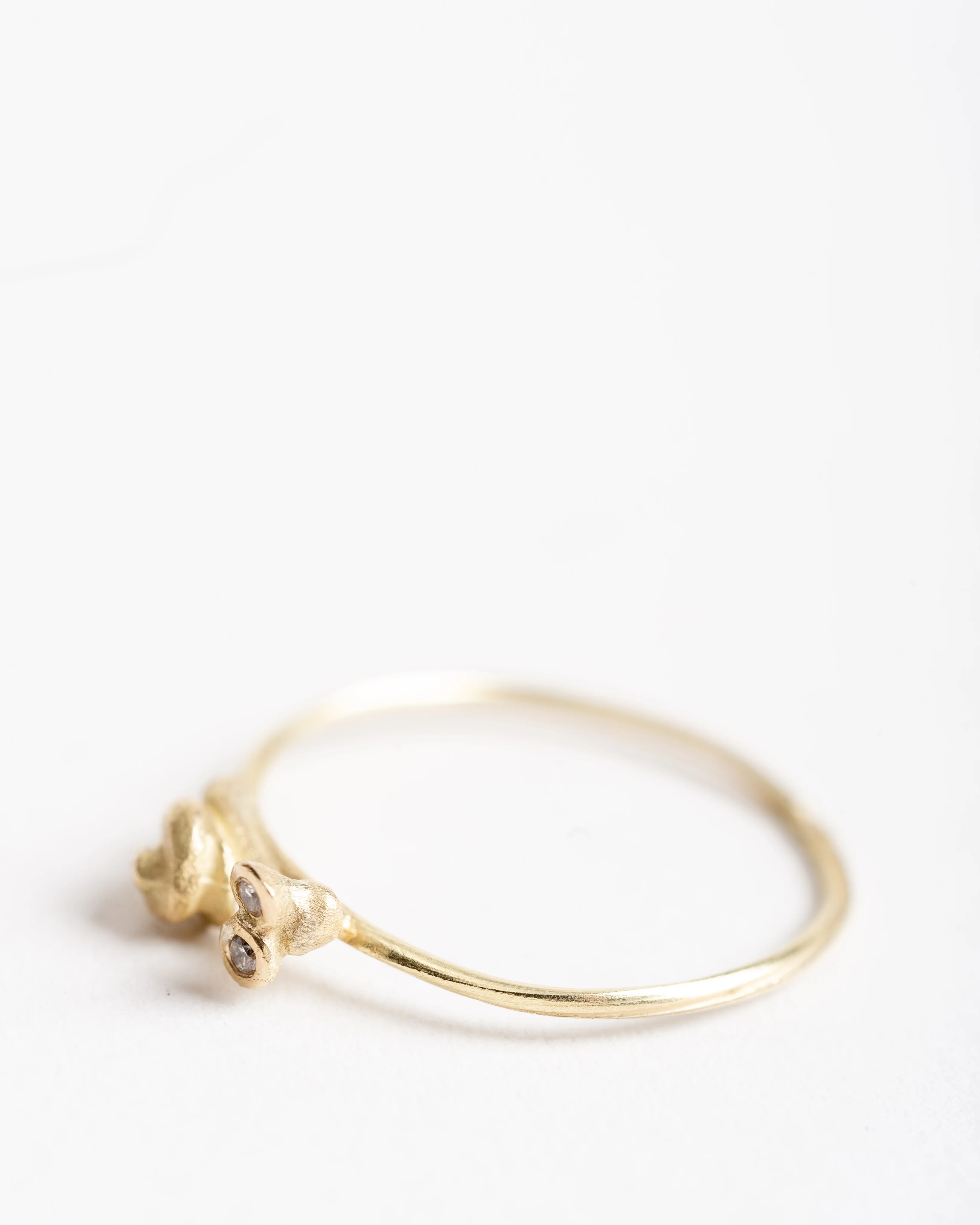 snail ring with diamond - Image 3