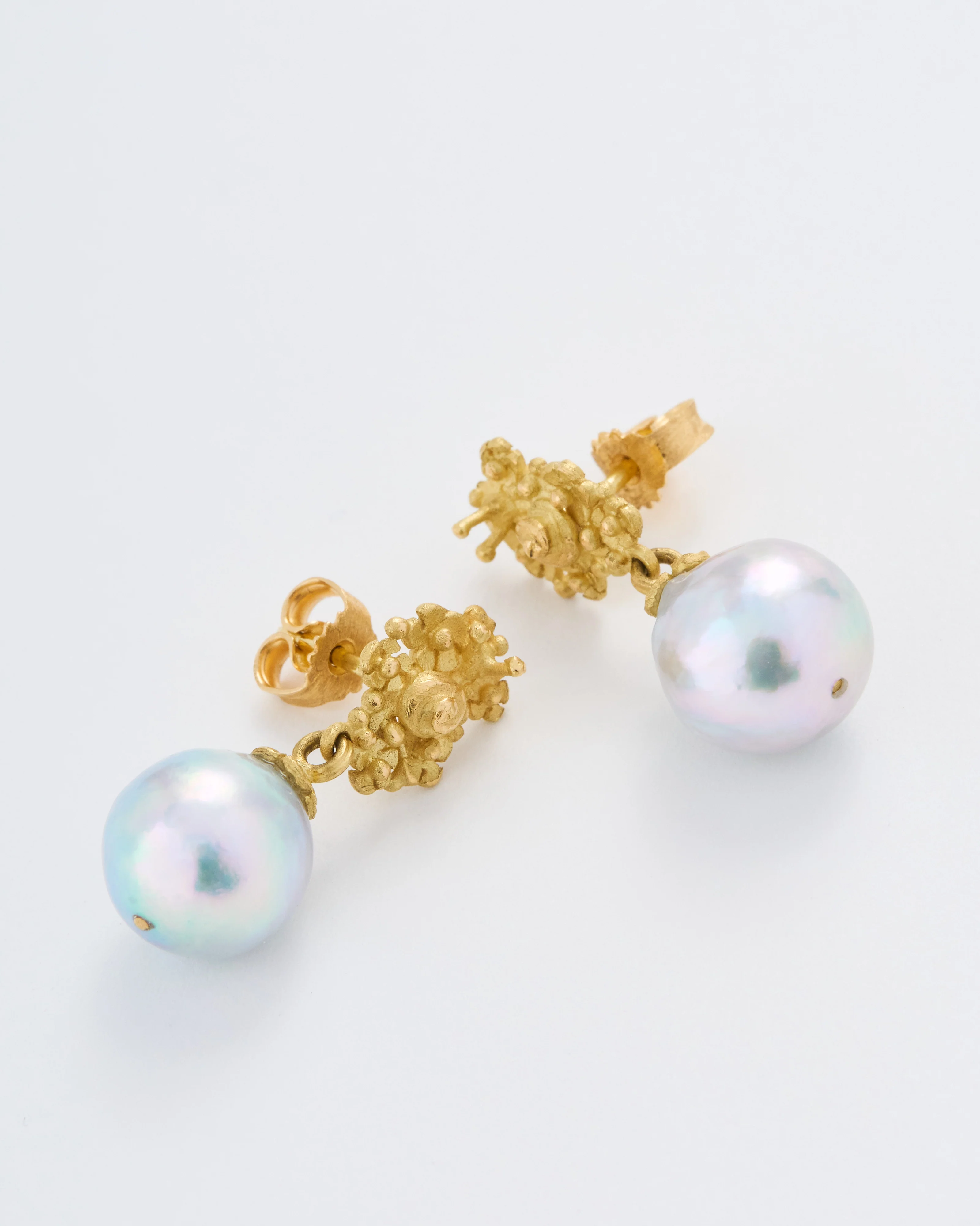 akoya pearl drop earrings - Image 2