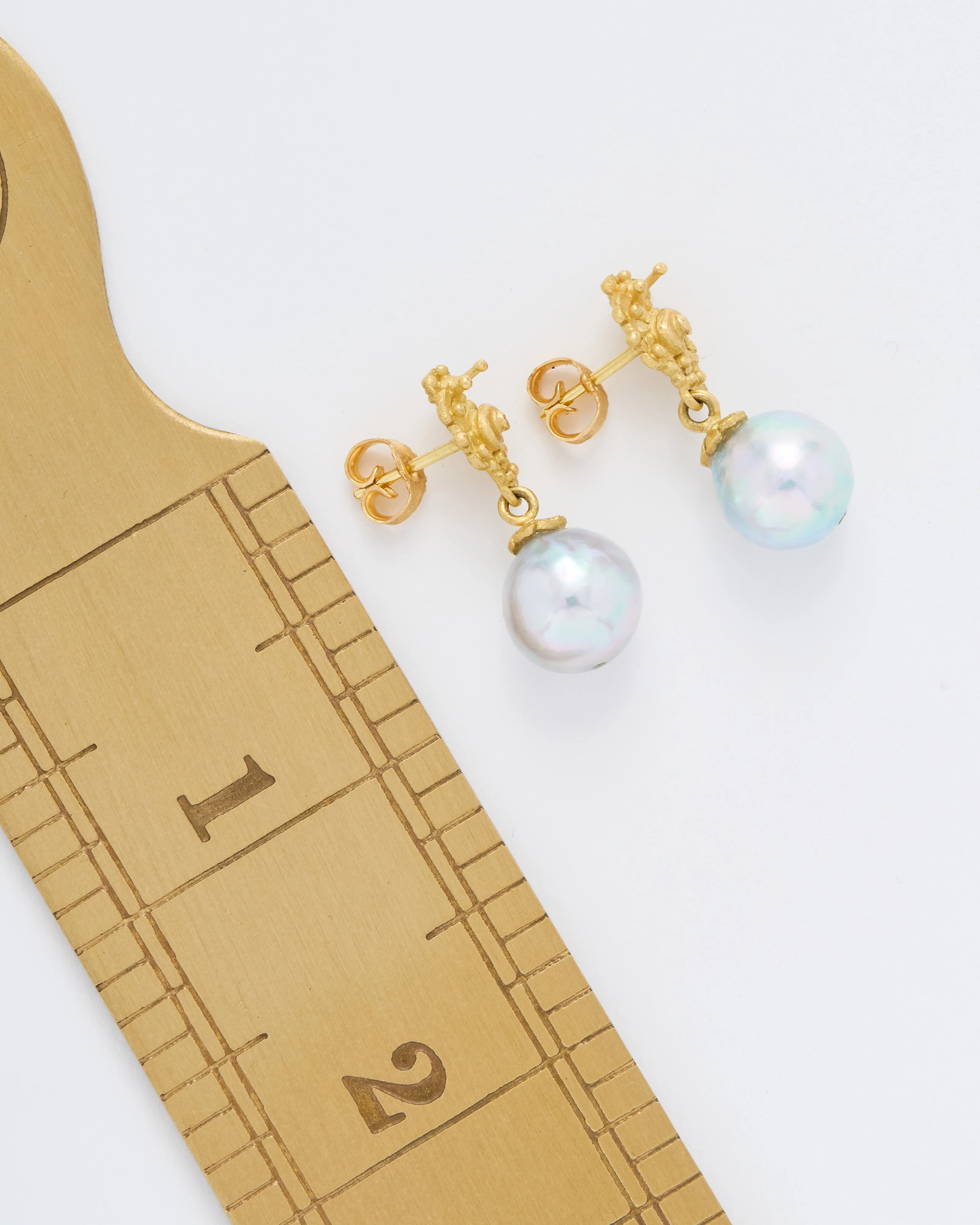 akoya pearl drop earrings - Image 5