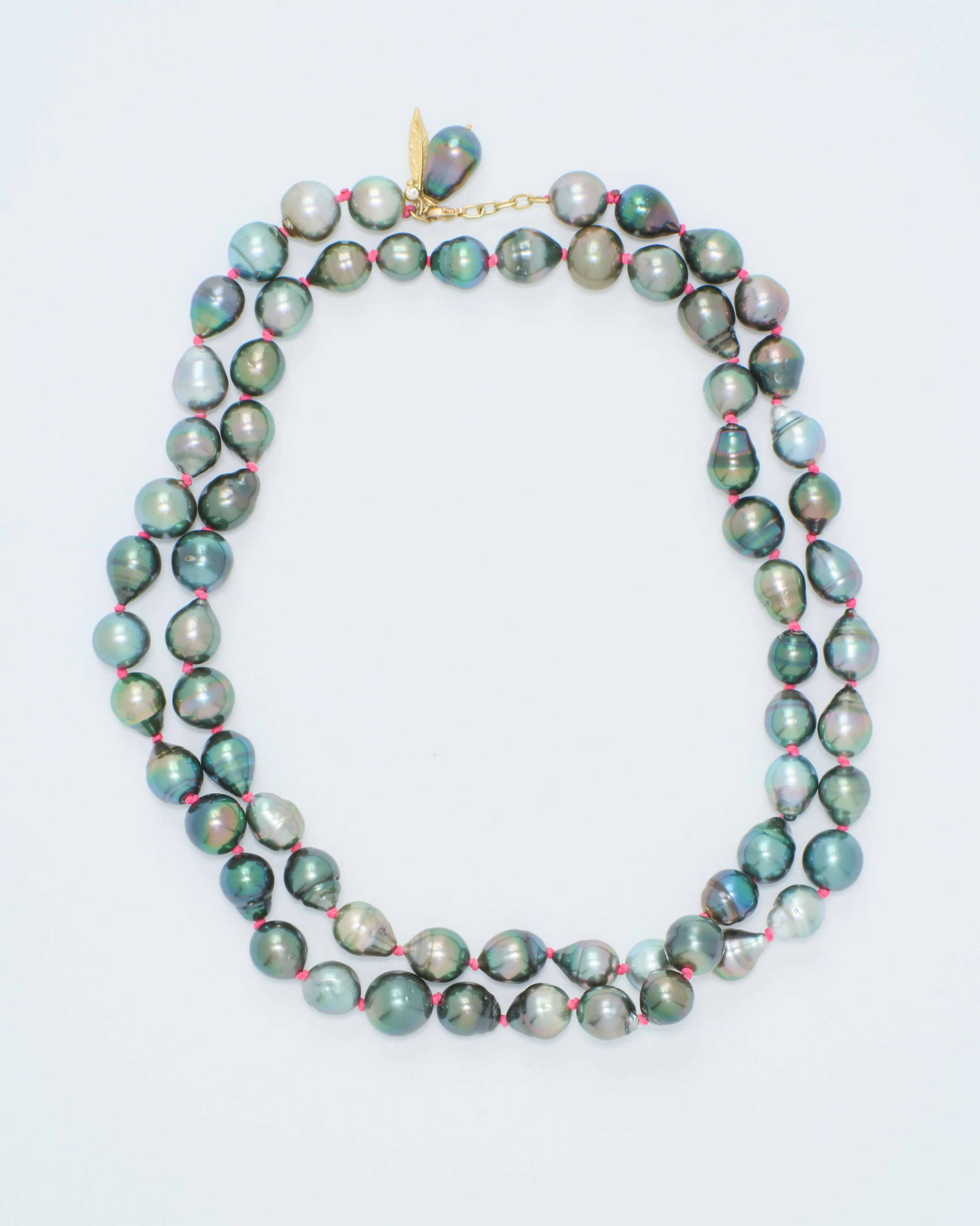 tahitian string of pearl necklace - Image 2