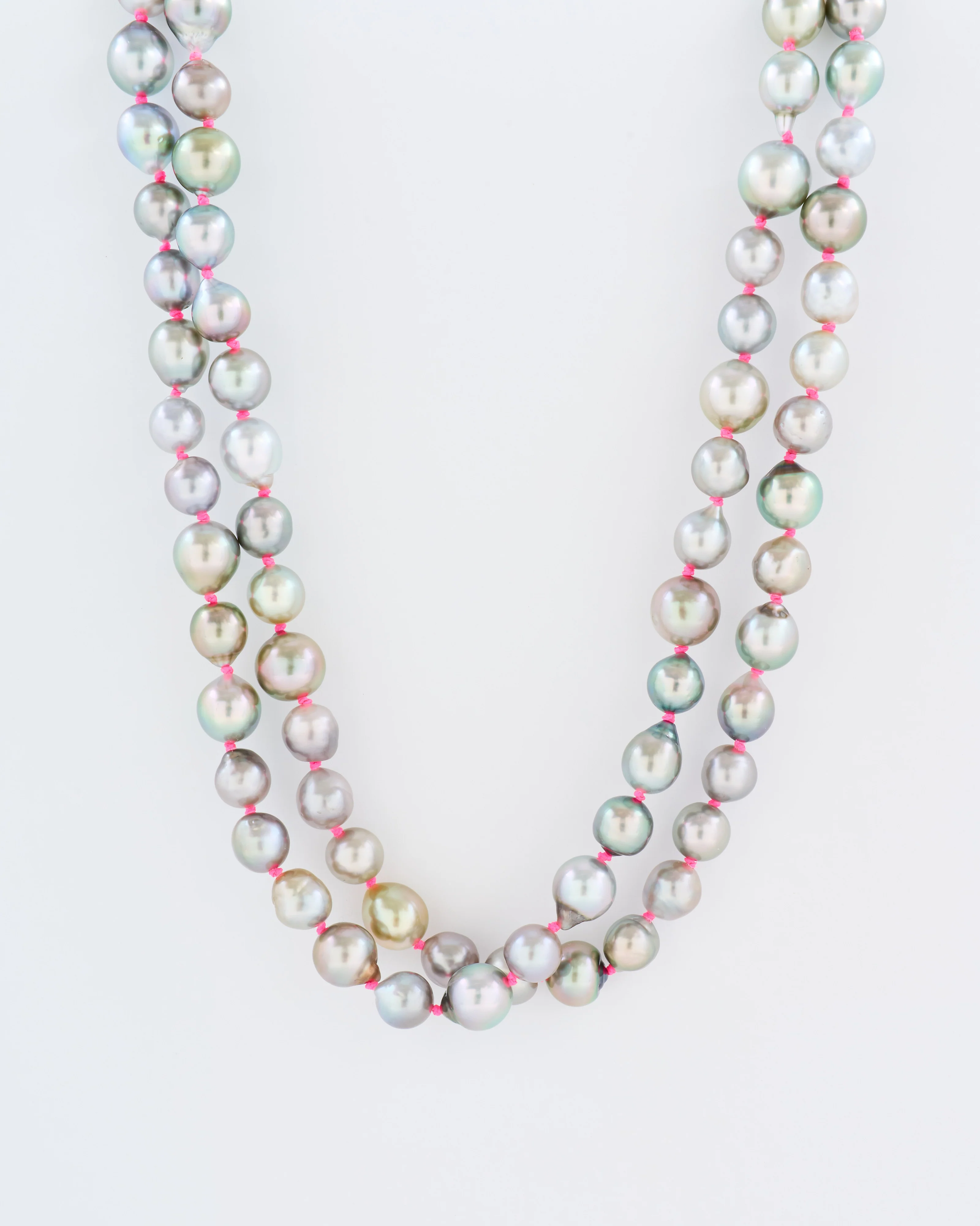 tahitian string of pearls necklace
