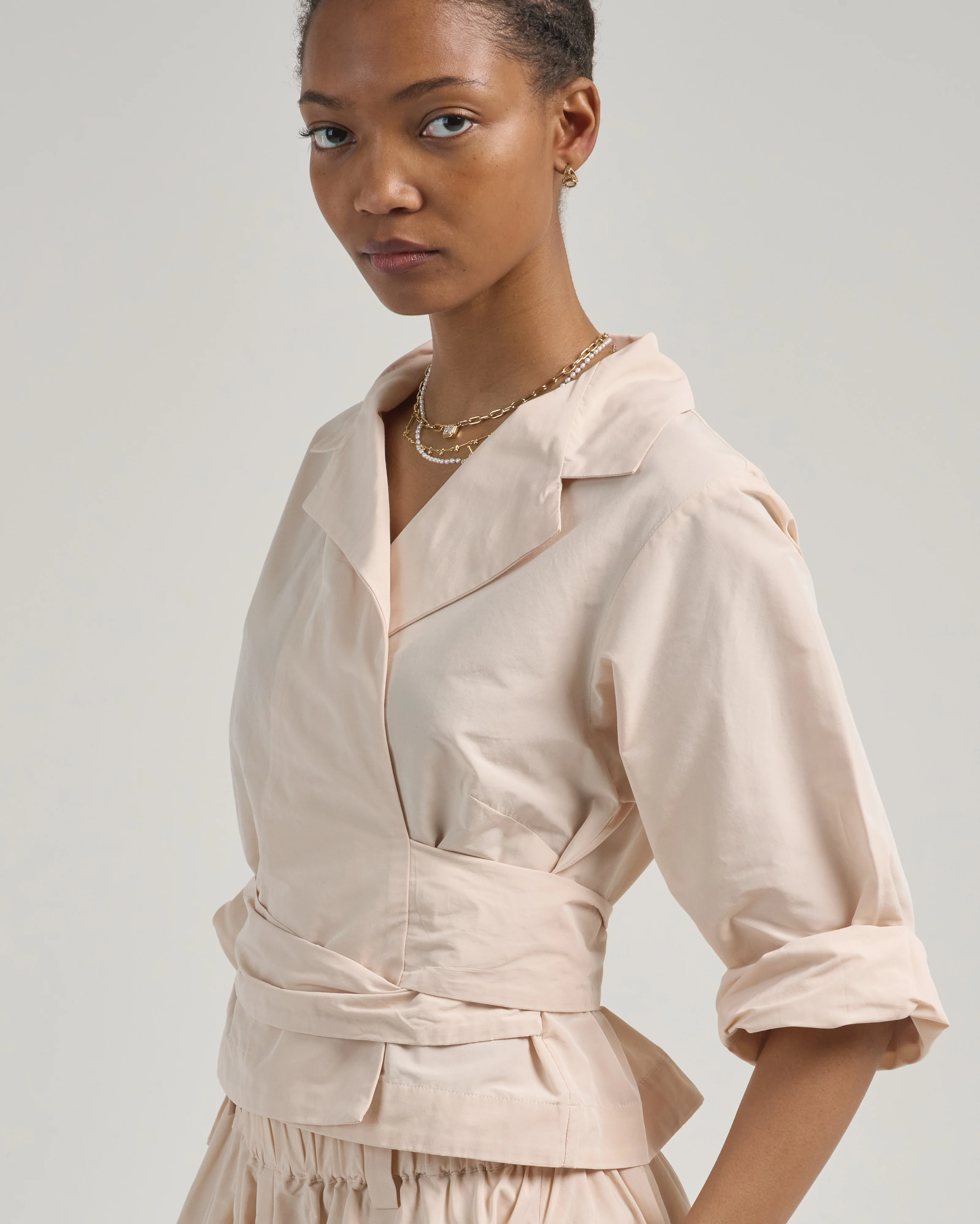 wrap blouse - Image 2