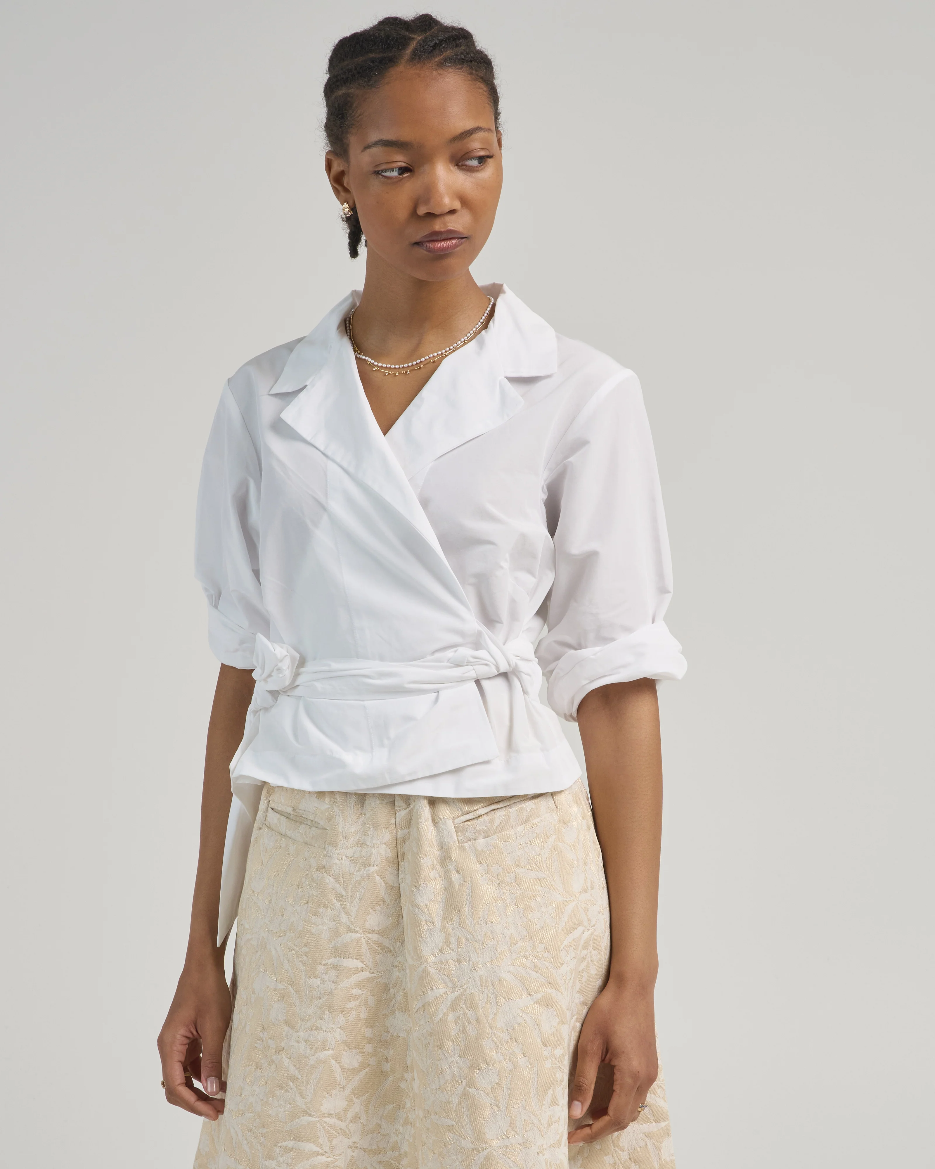 wrap blouse - Image 3