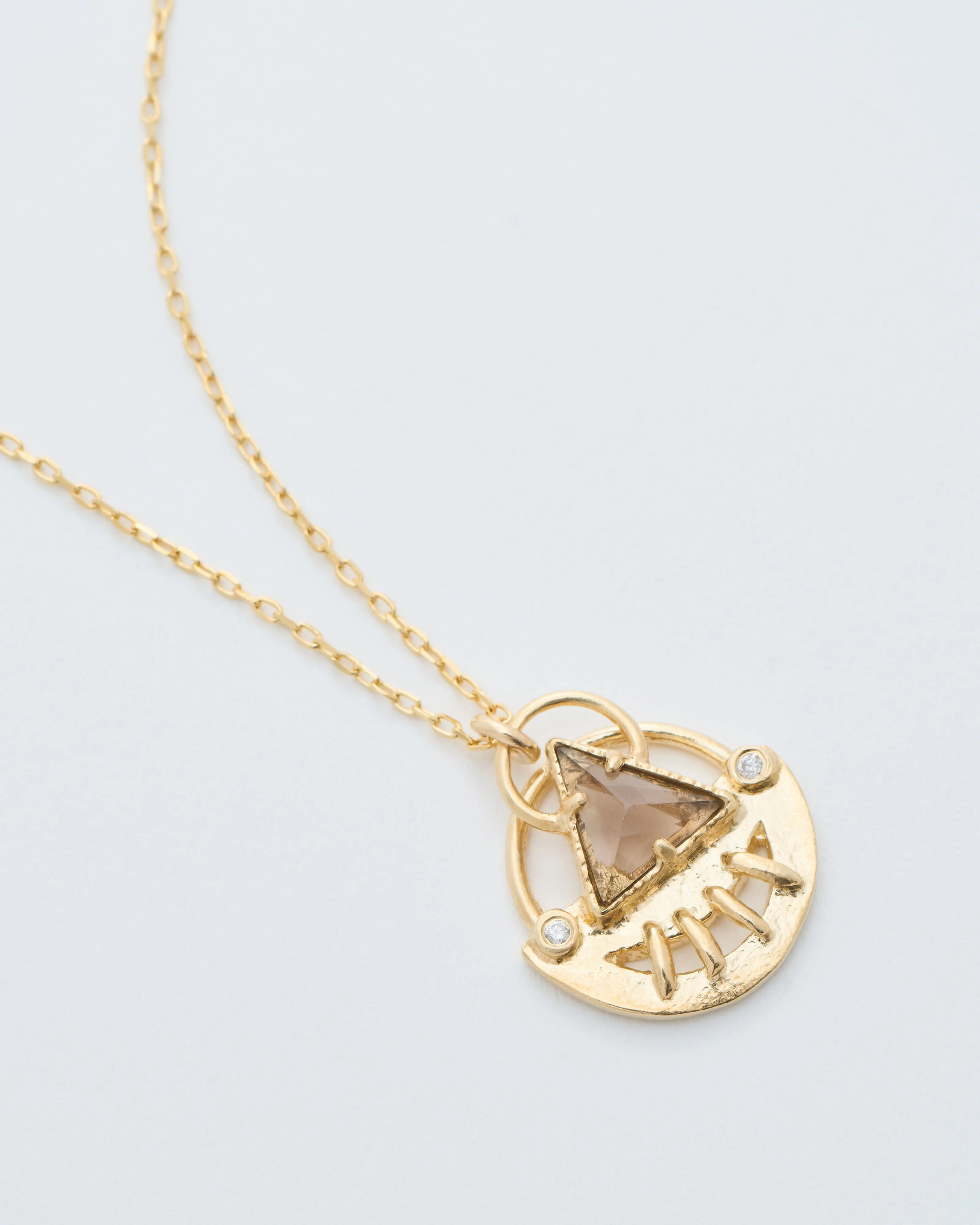 celestial smokey triangle necklace - Image 5
