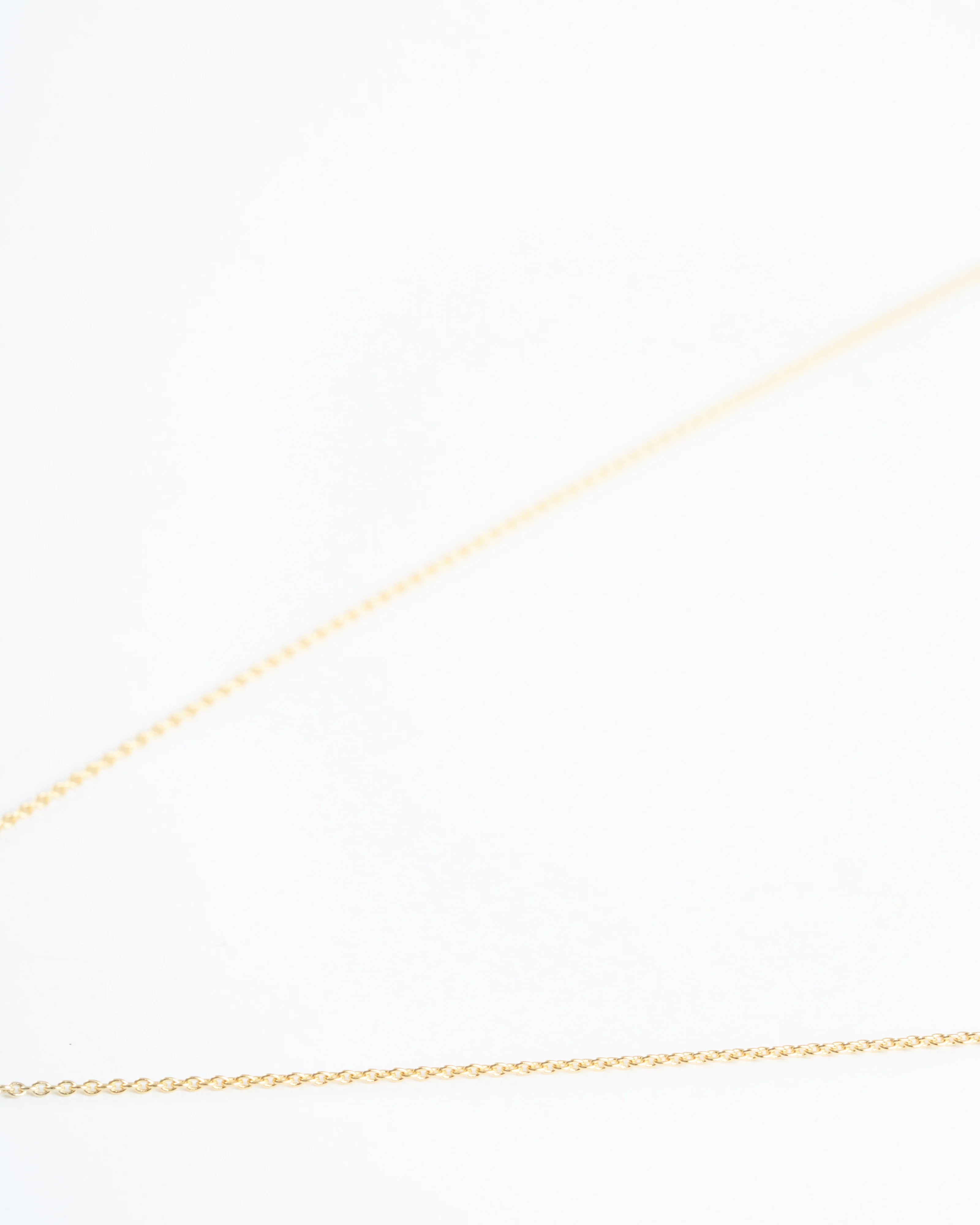 rectangle/dot single necklace - gold - Image 3