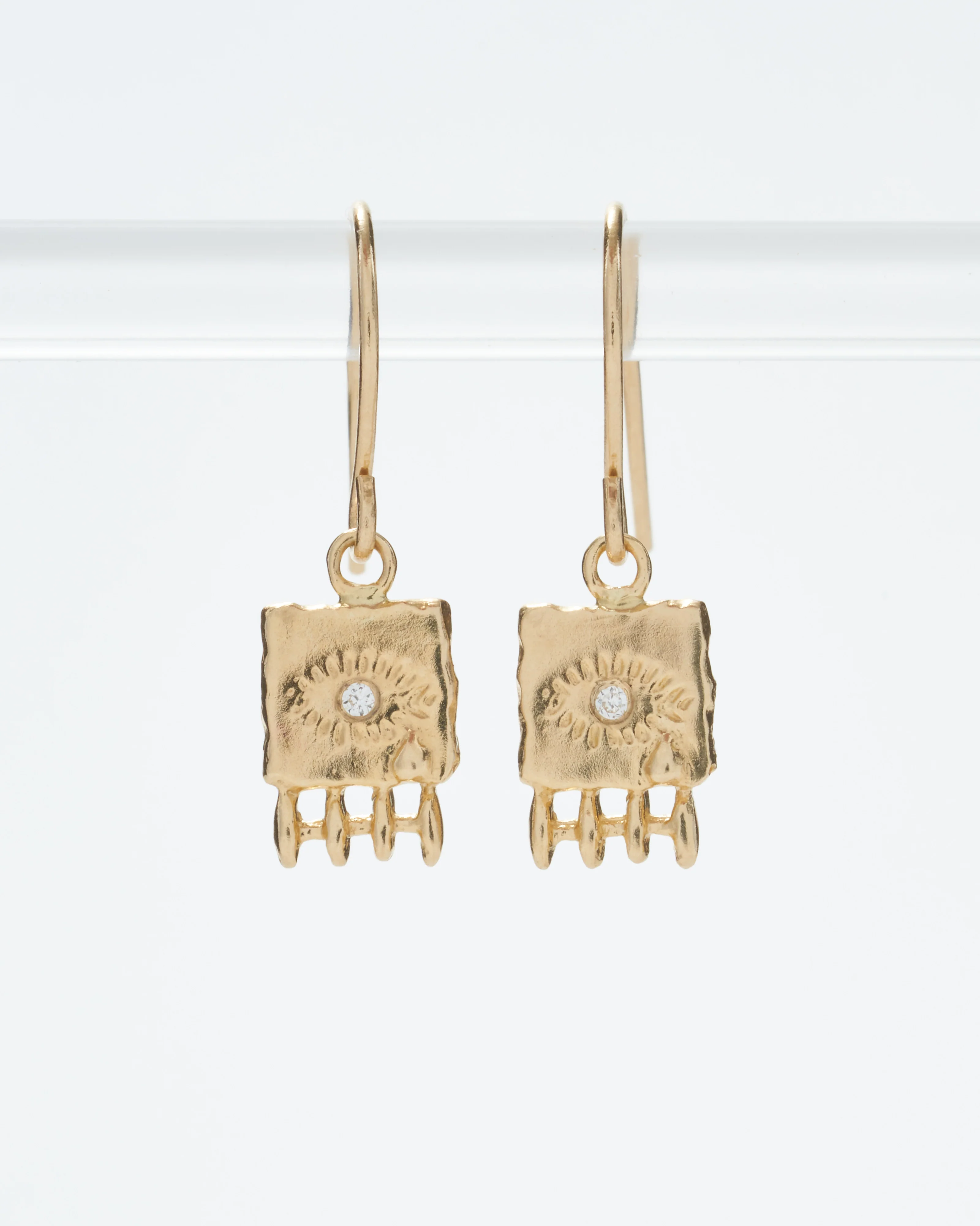 tiny eye earrings