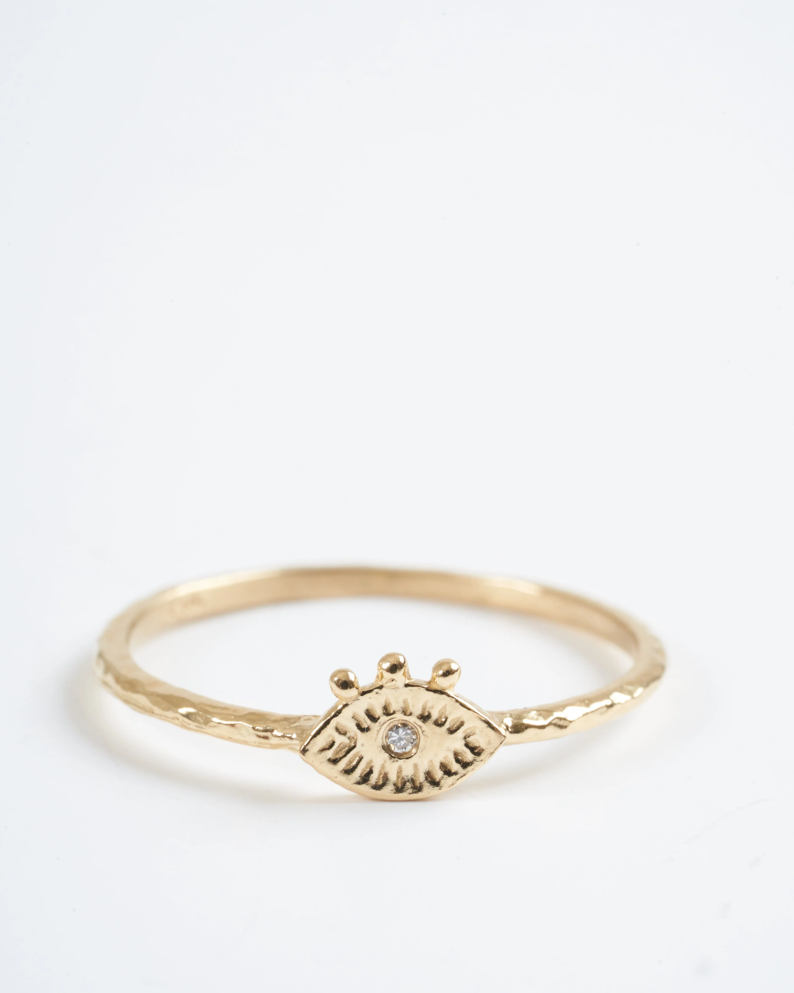 tiny eye ring - gold - Image 2