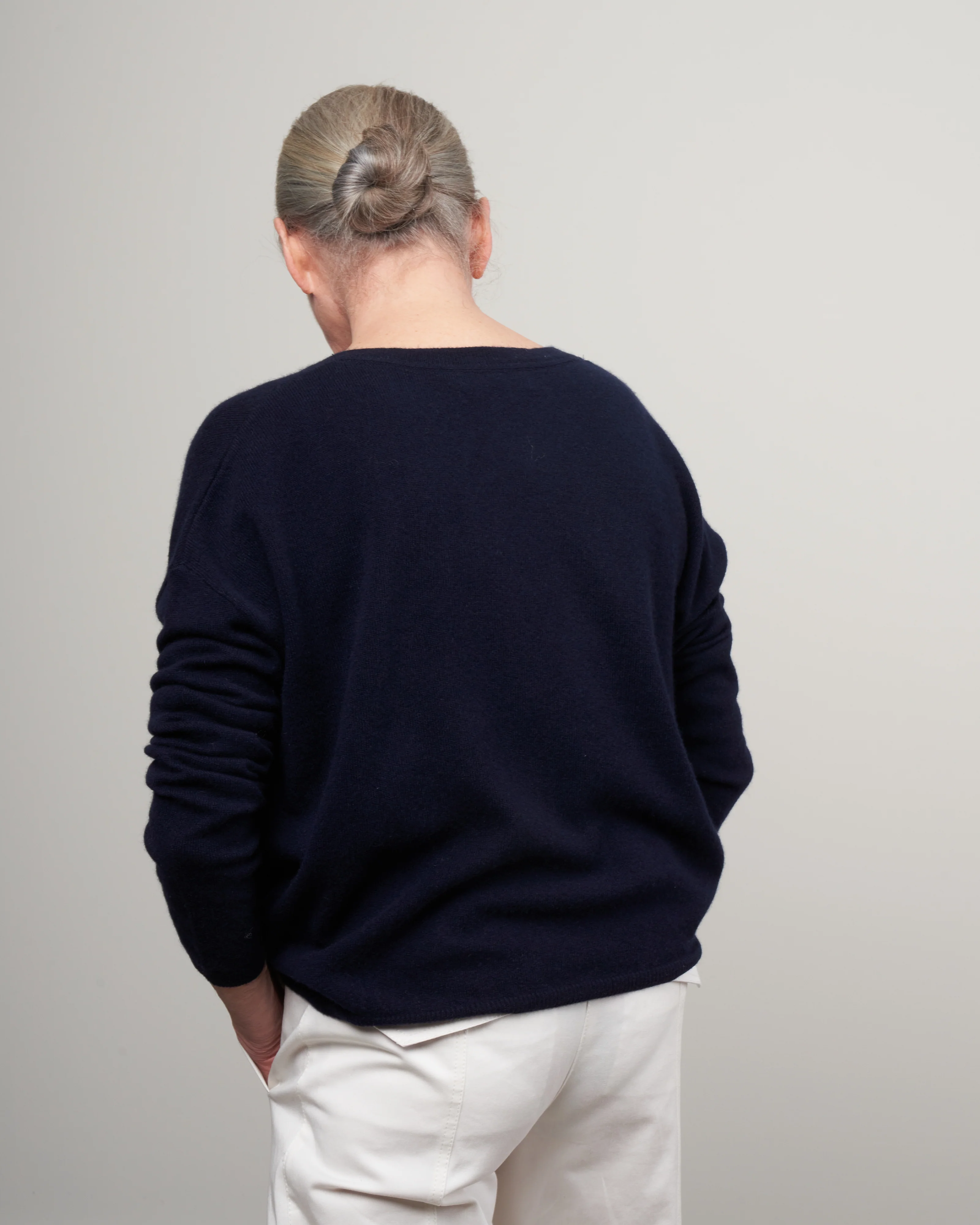 abby cardigan - navy - Image 4