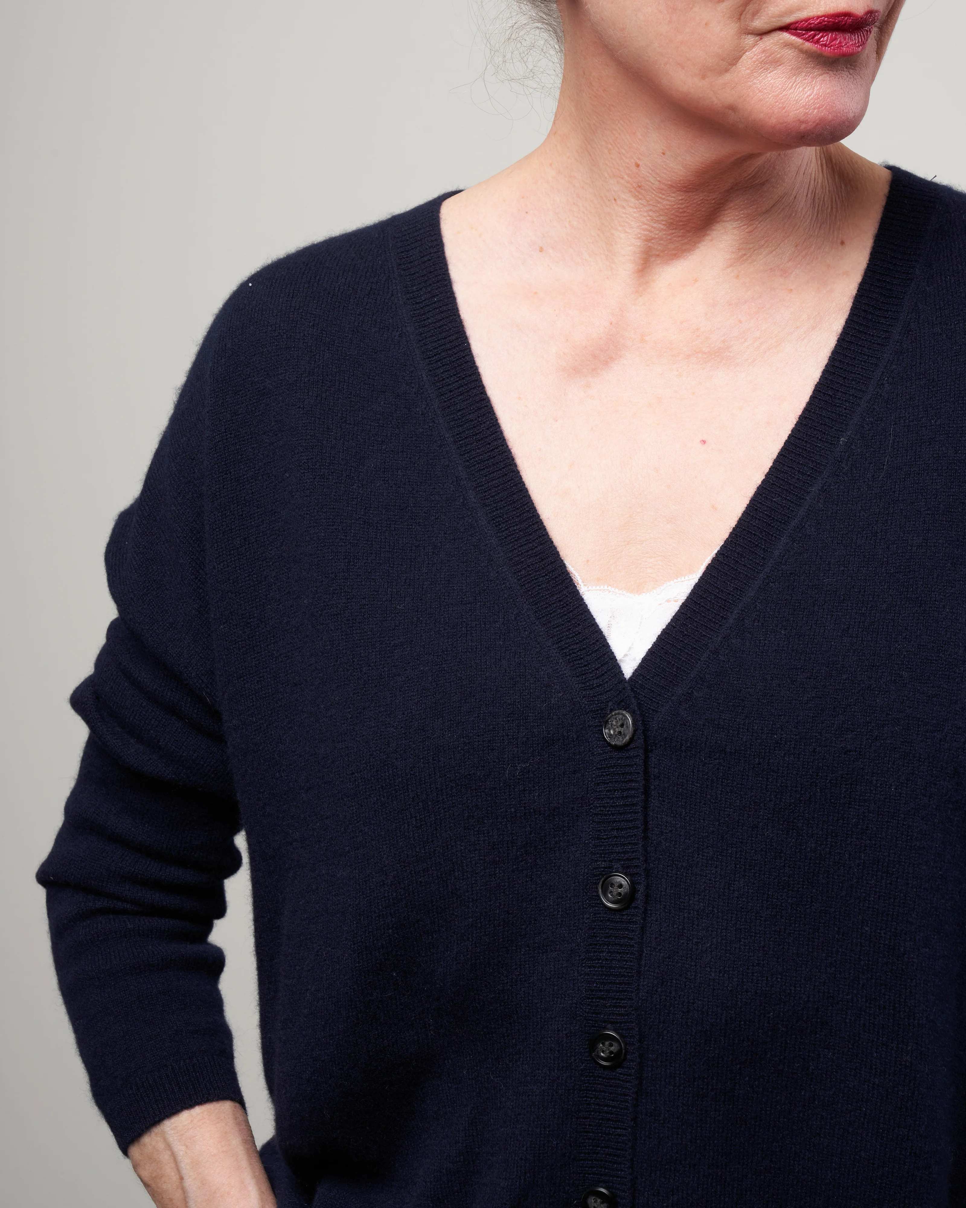 abby cardigan - navy - Image 5