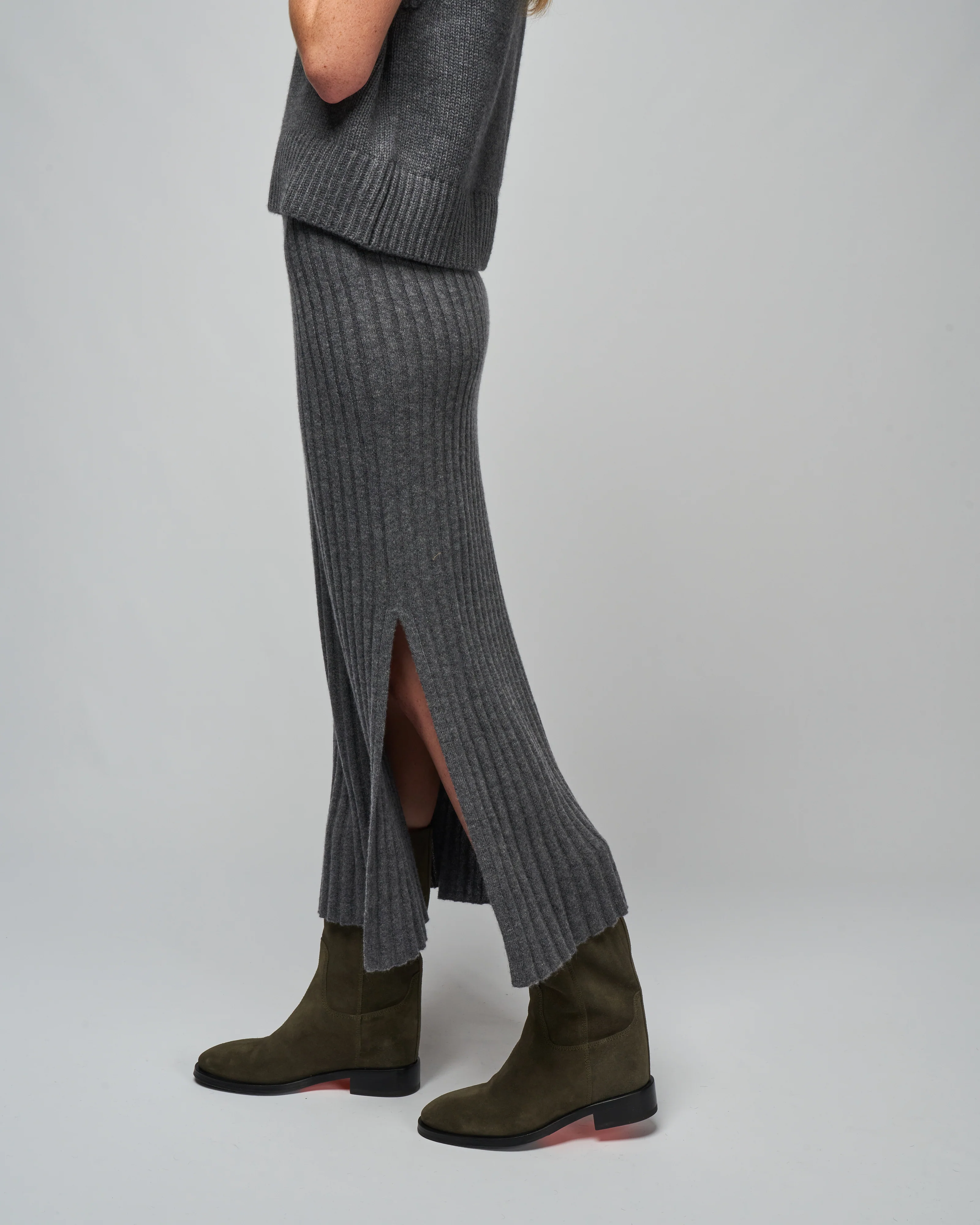 celine skirt - graphite - Image 3