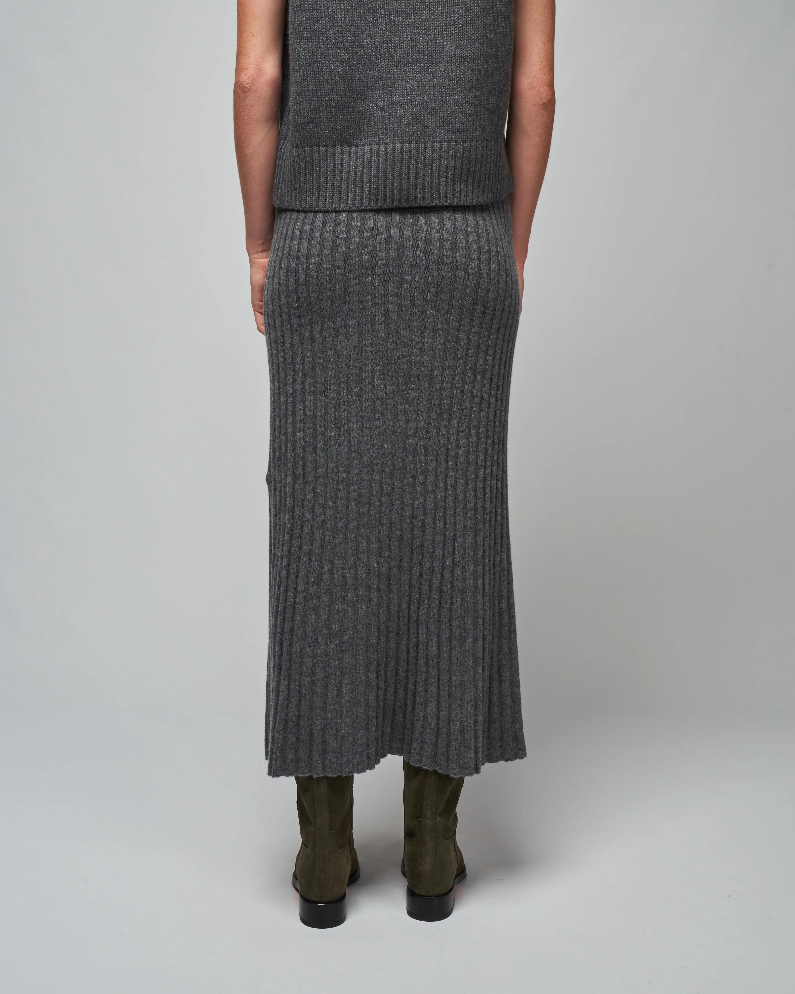 celine skirt - graphite - Image 4