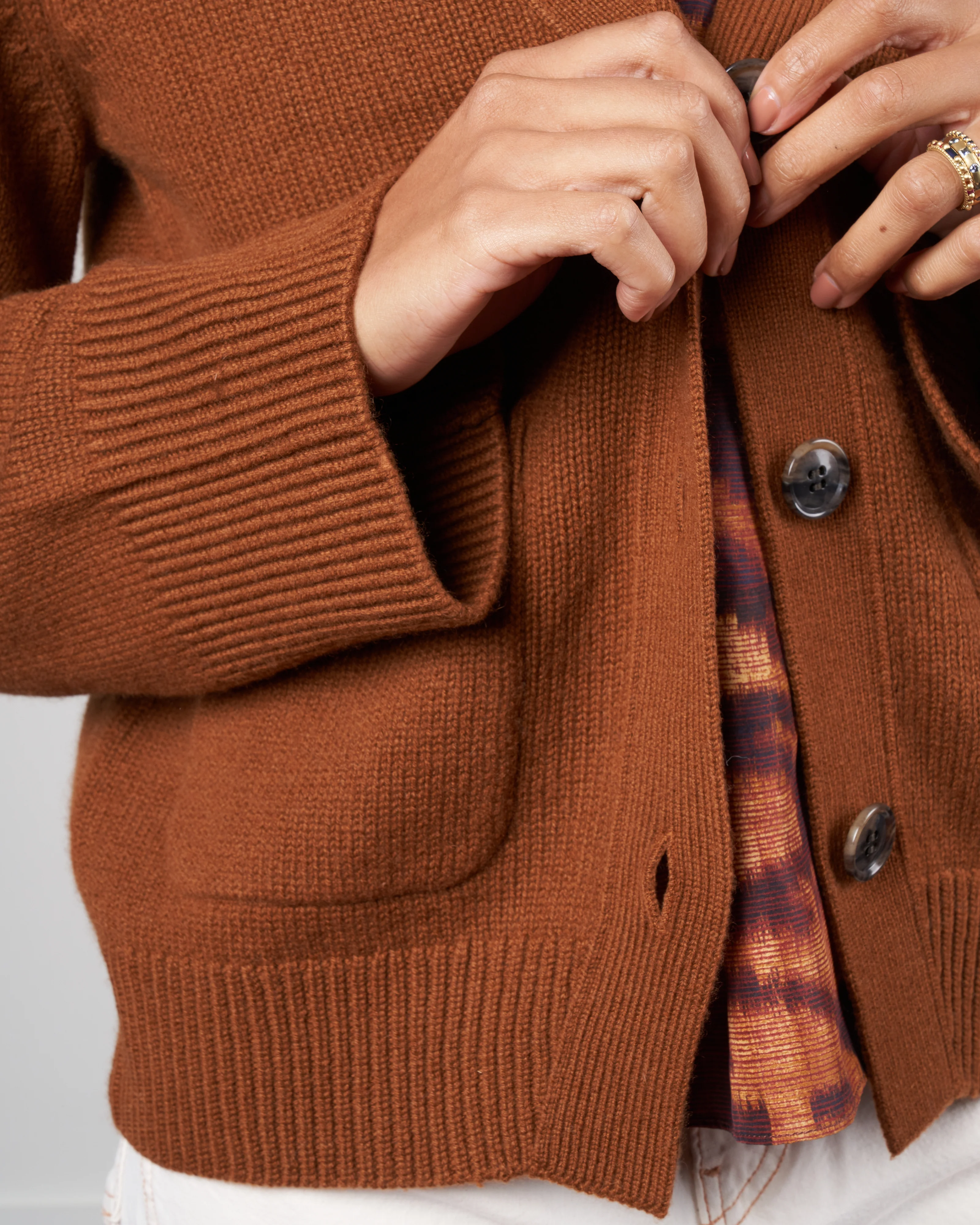 danni cardigan - cinnamon - Image 5