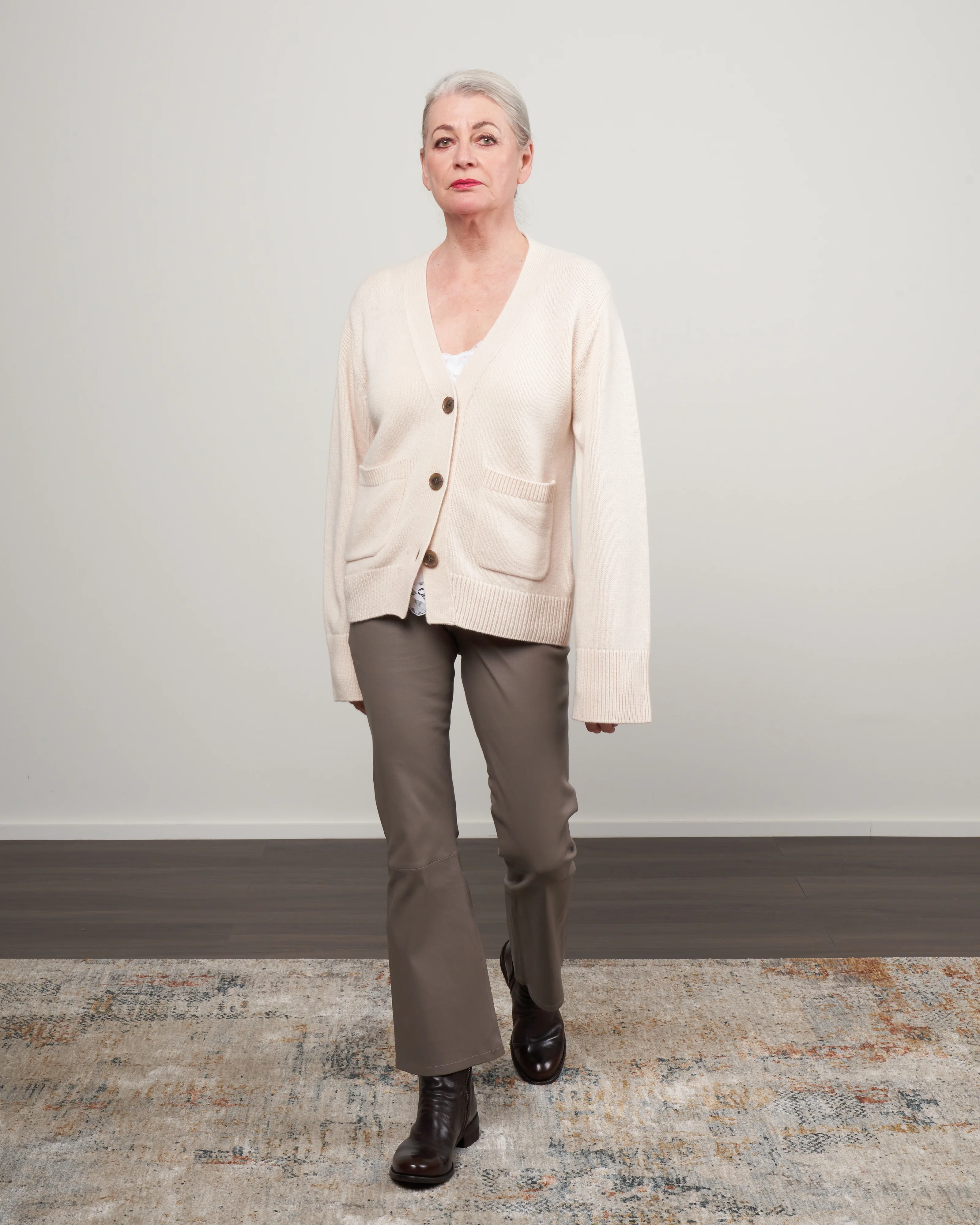 danni cardigan - pearl - Image 2
