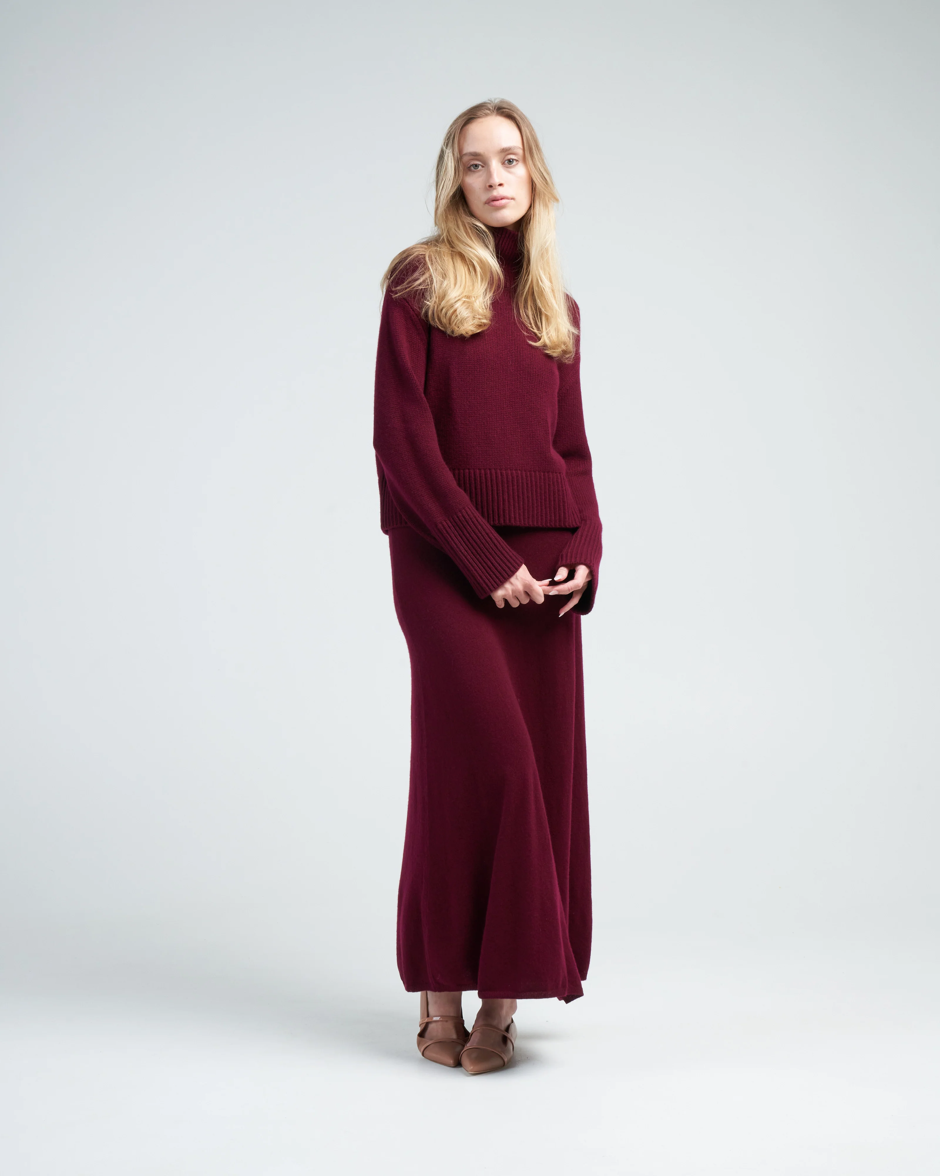 fleur sweater - cherry - Image 2