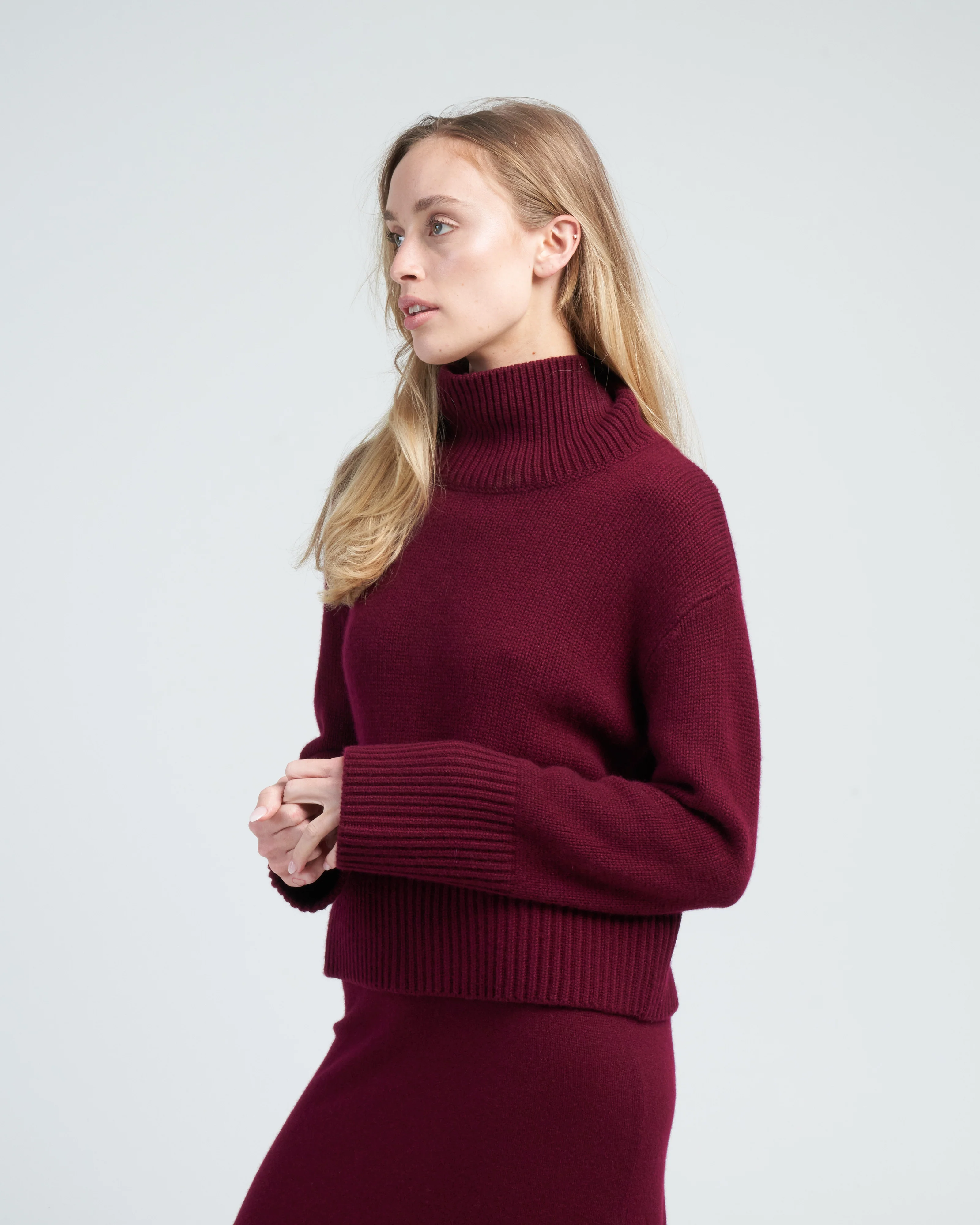 fleur sweater - cherry - Image 3