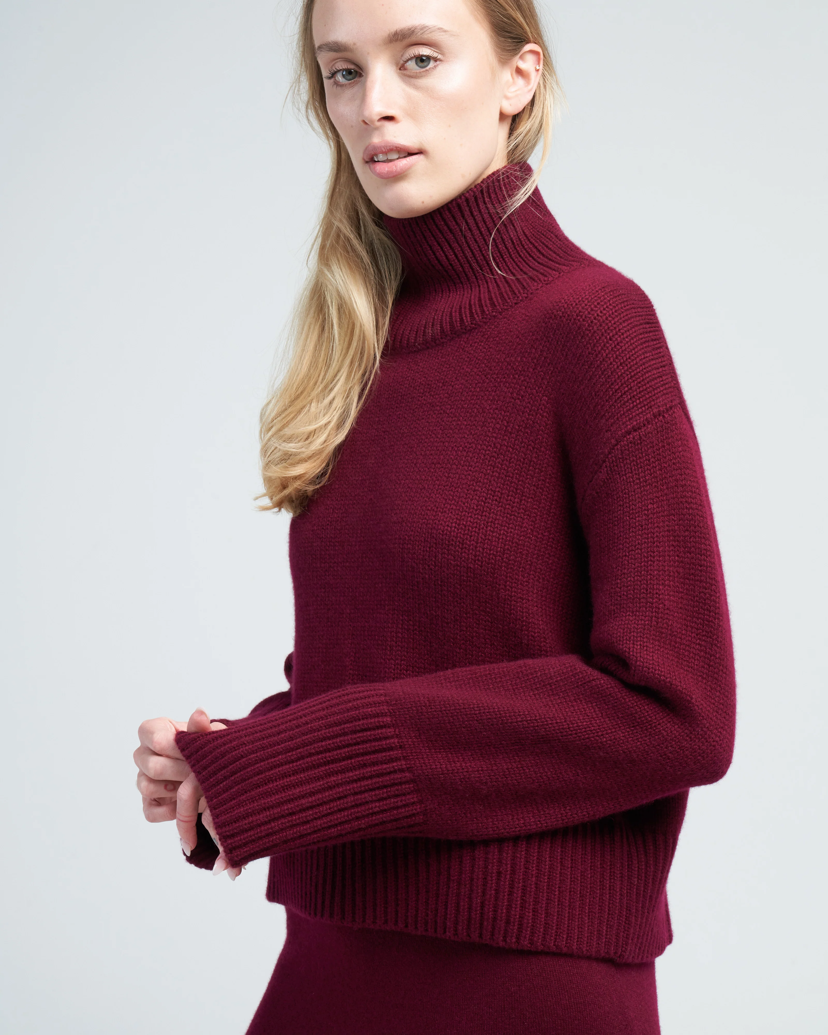 fleur sweater - cherry - Image 5