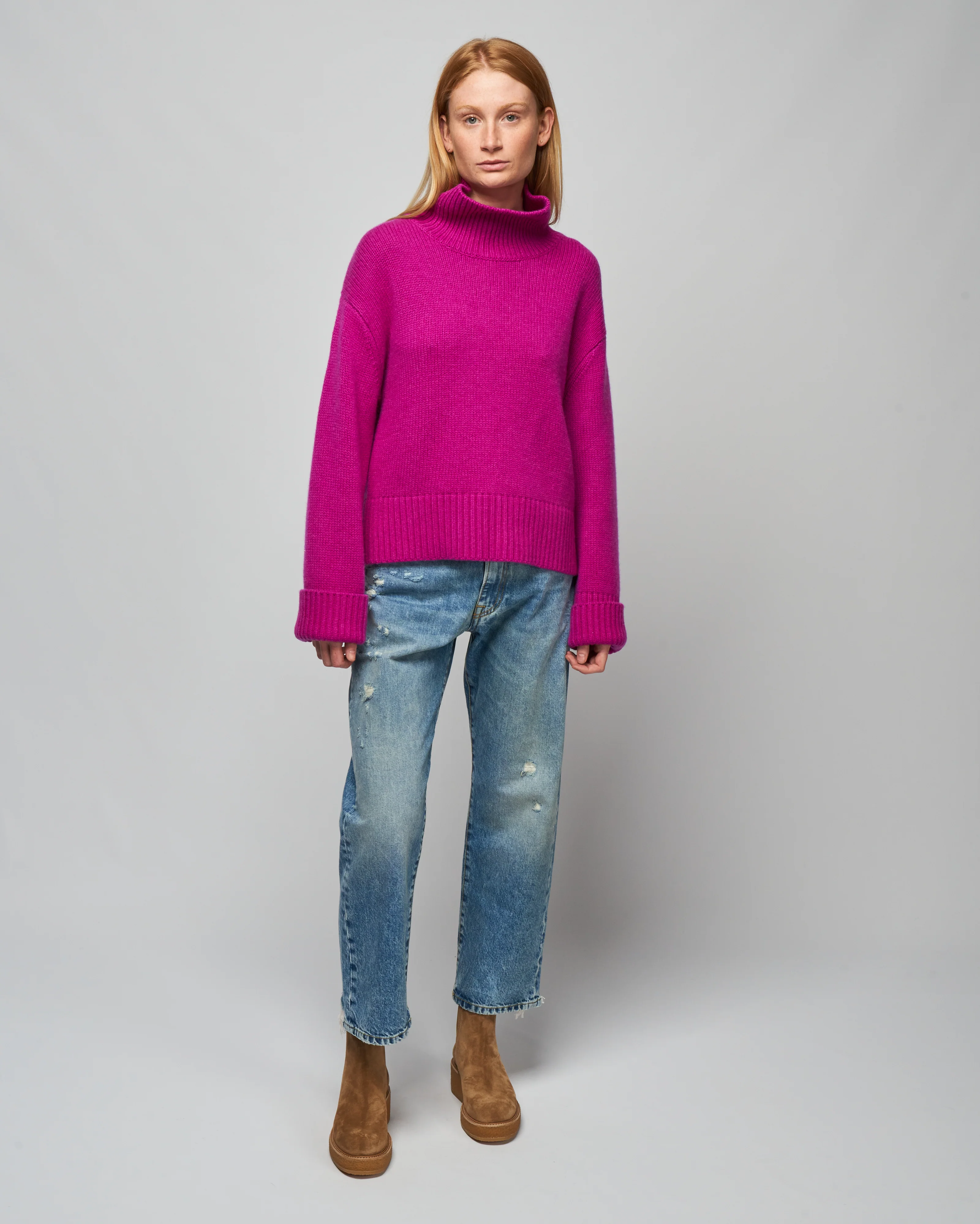 fleur sweater - mulberry - Image 2