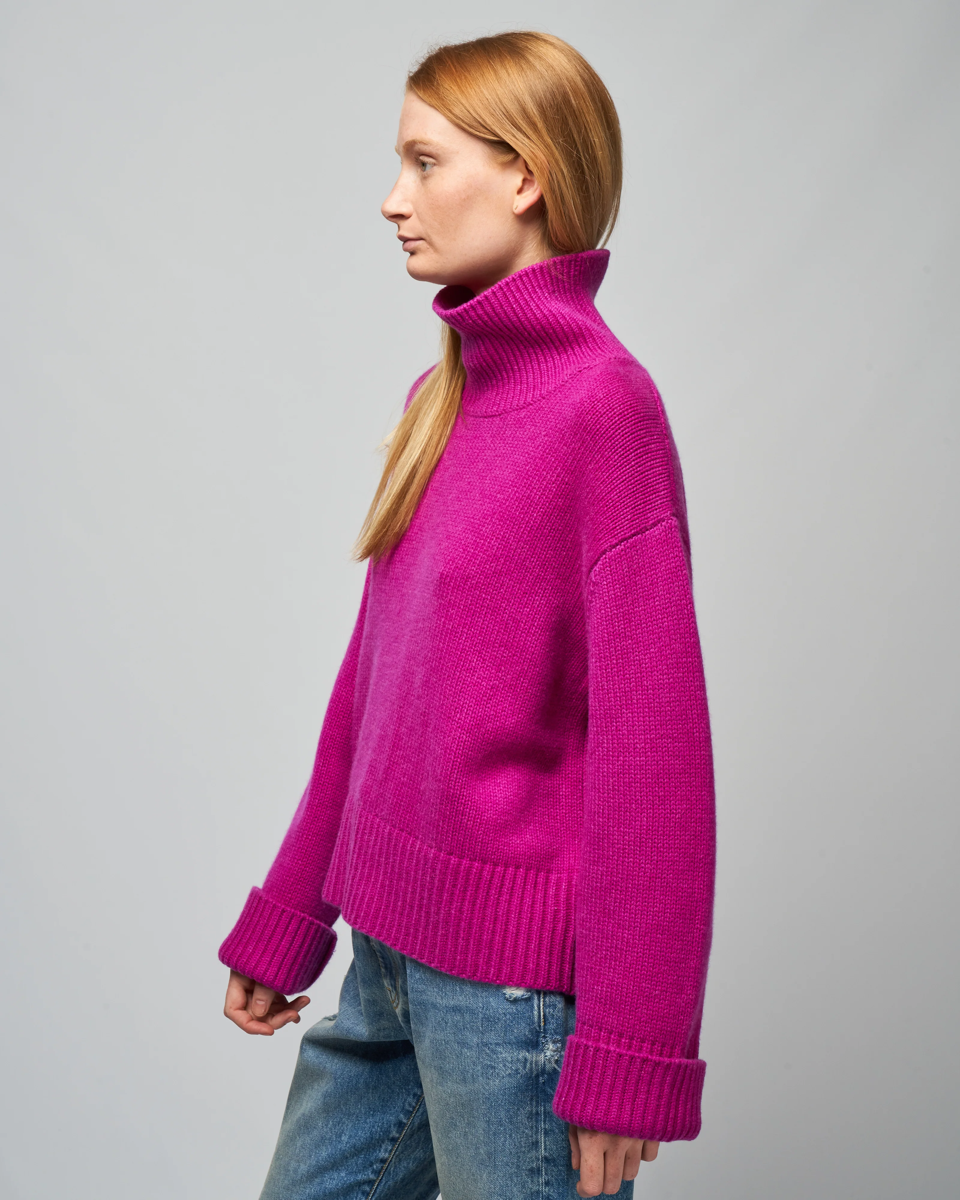 fleur sweater - mulberry - Image 3