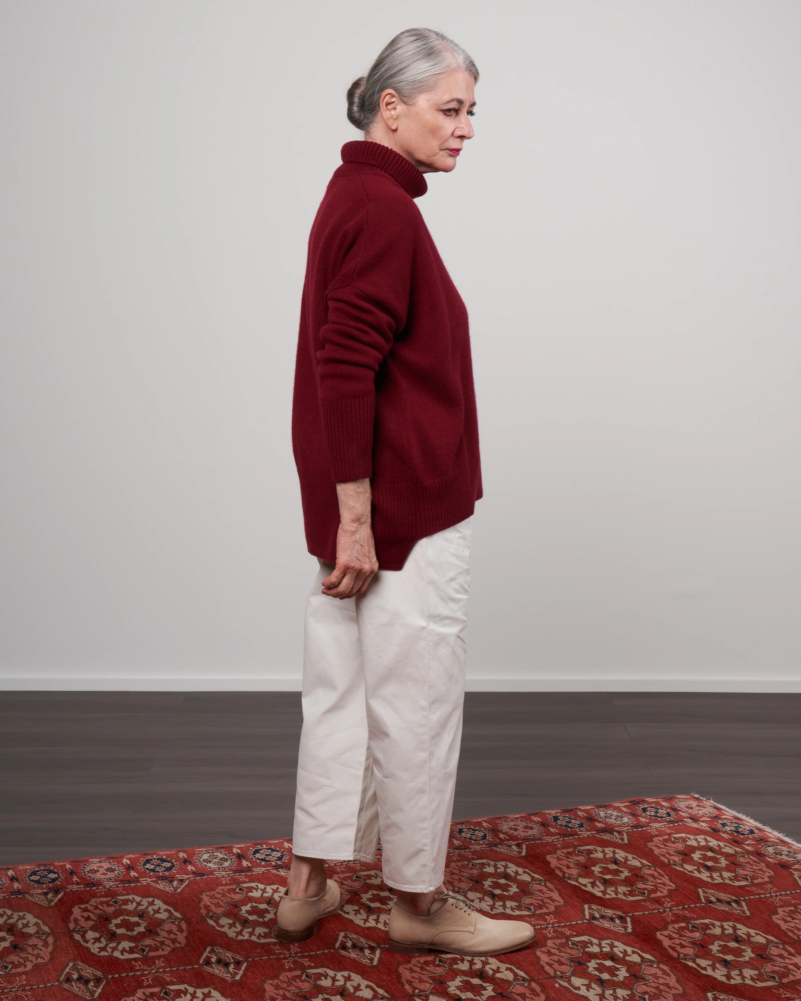 heidi sweater - merlot - Image 3