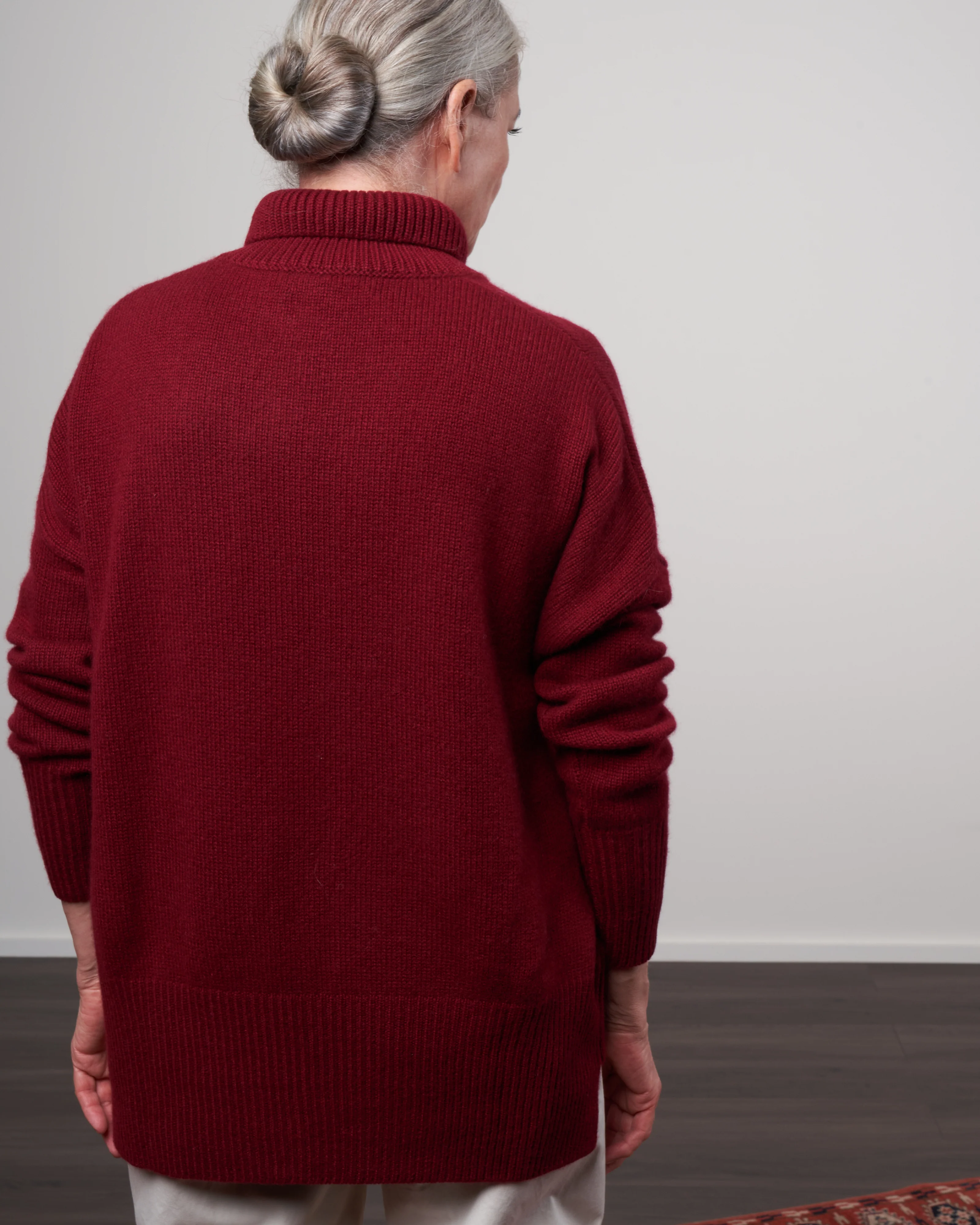 heidi sweater - merlot - Image 4