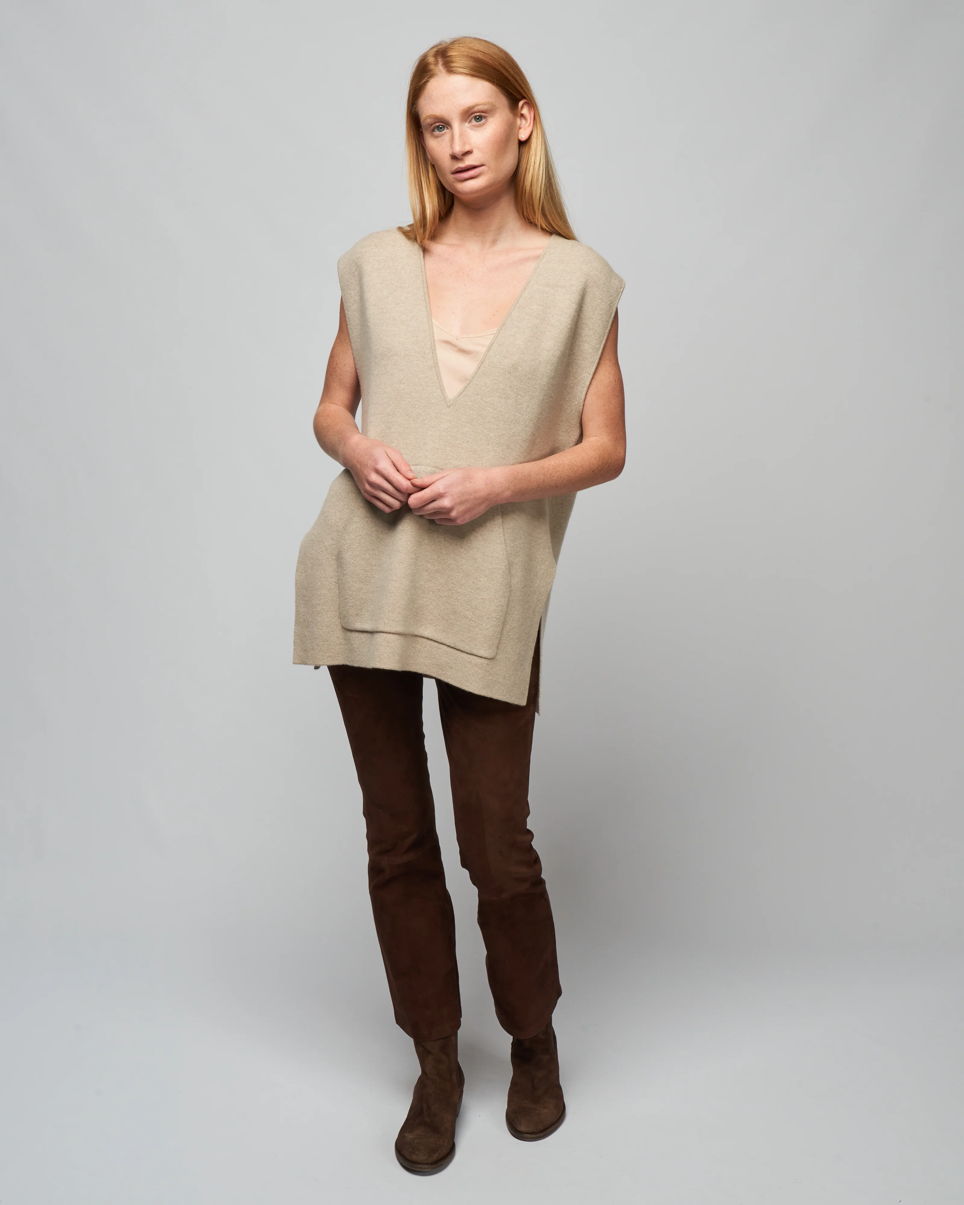 jennifer vest - sand - Image 2