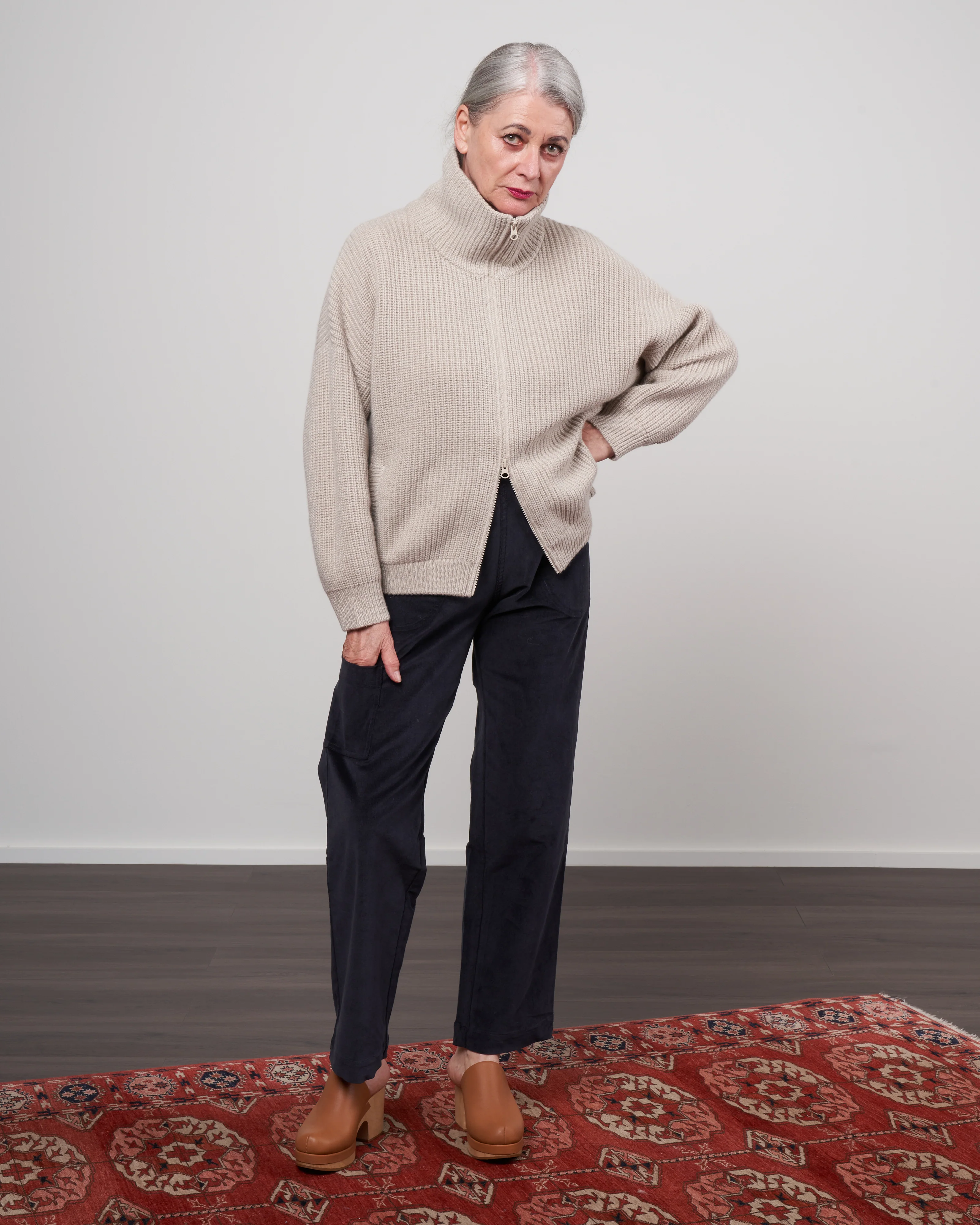 mella cardigan - sand - Image 2