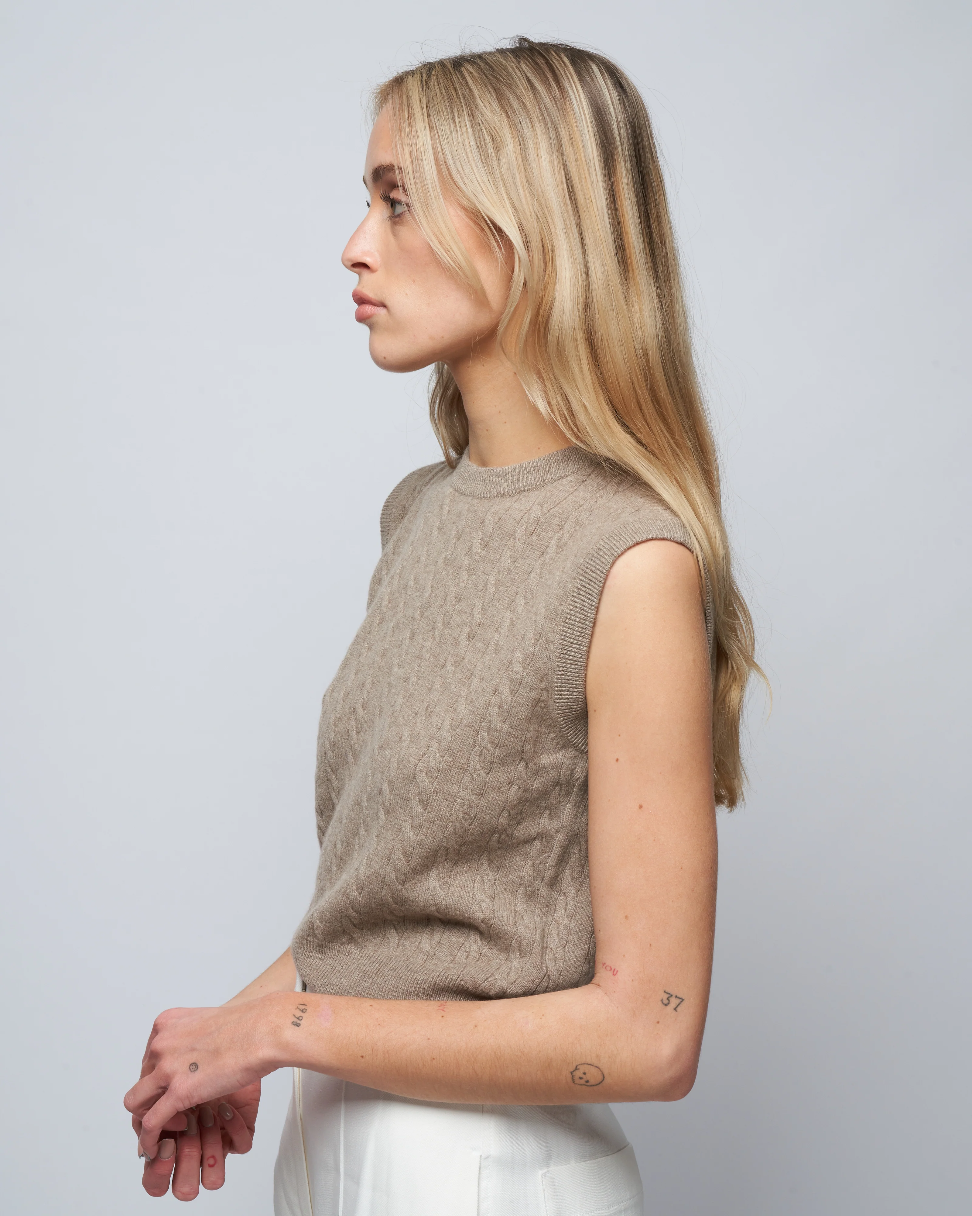 nadine vest - mole - Image 3