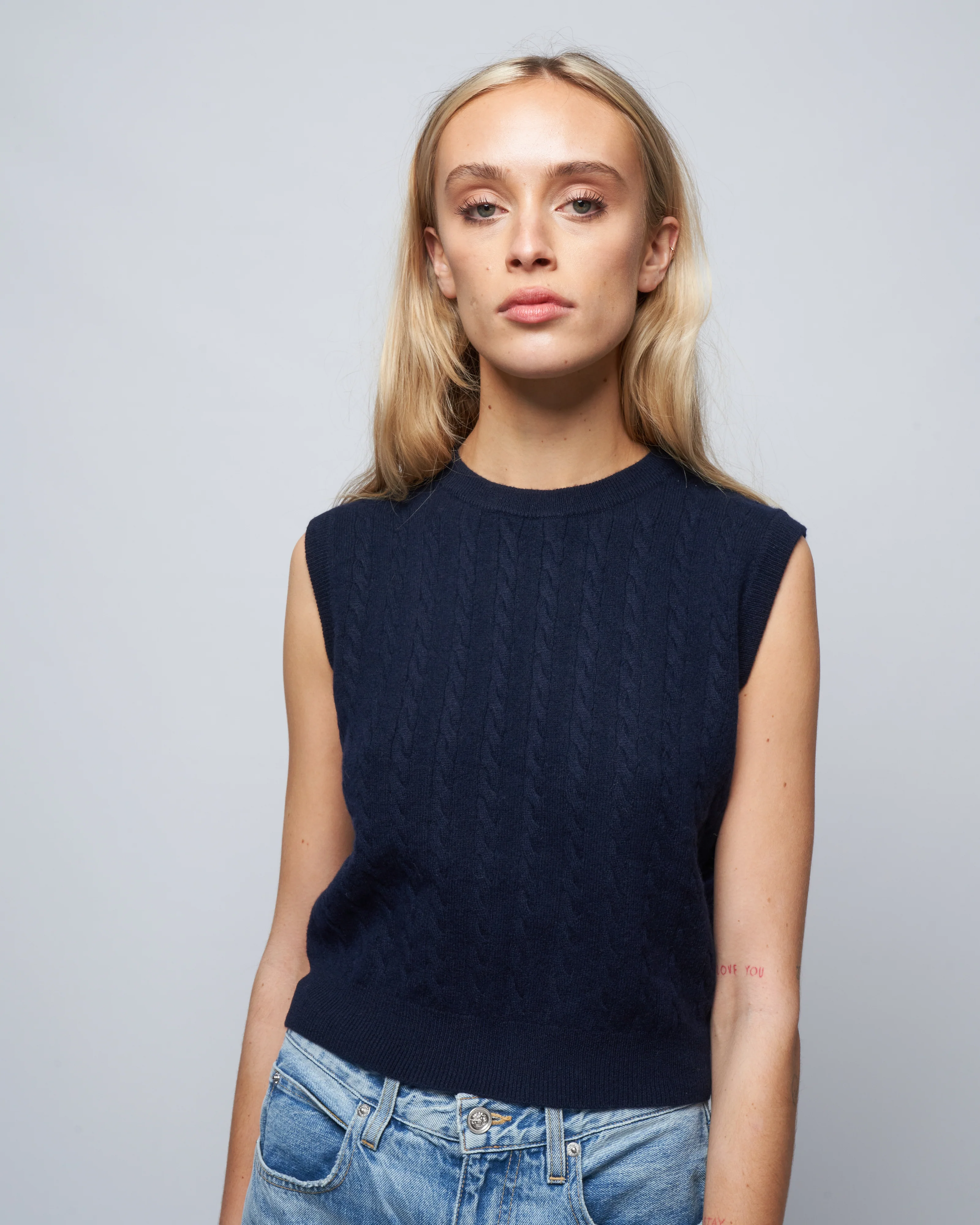 nadine vest - navy