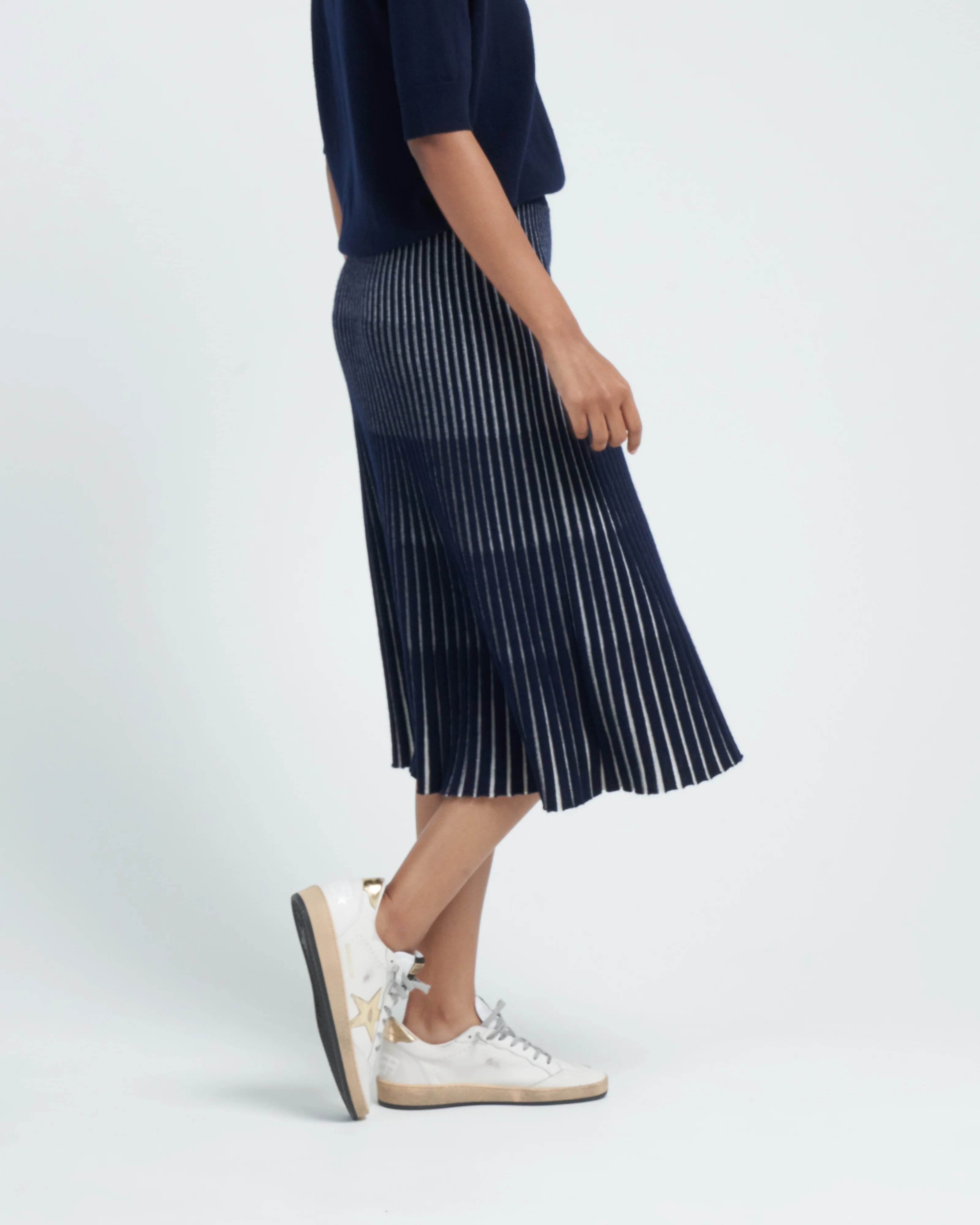 tiara skirt - navy/cream - Image 3