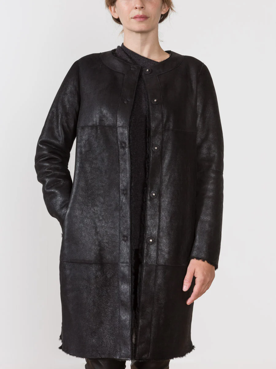 shearling coat - Image 4