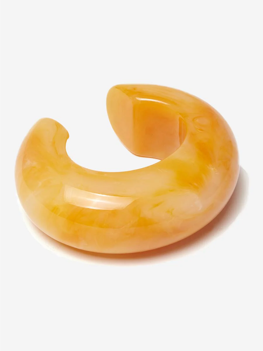 arc cuff - marbled apricot - Image 2
