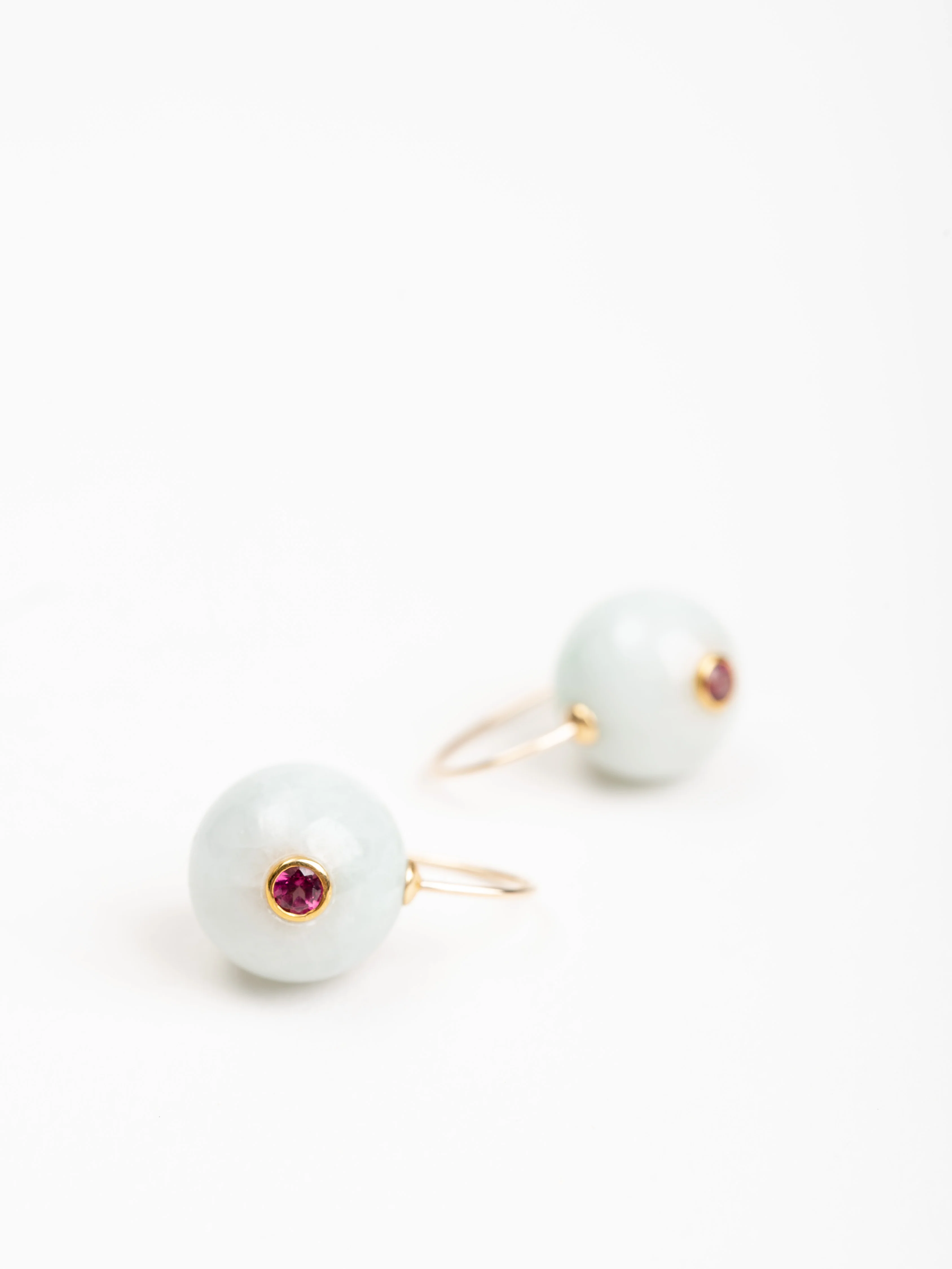 comet earrings - jade - Image 2