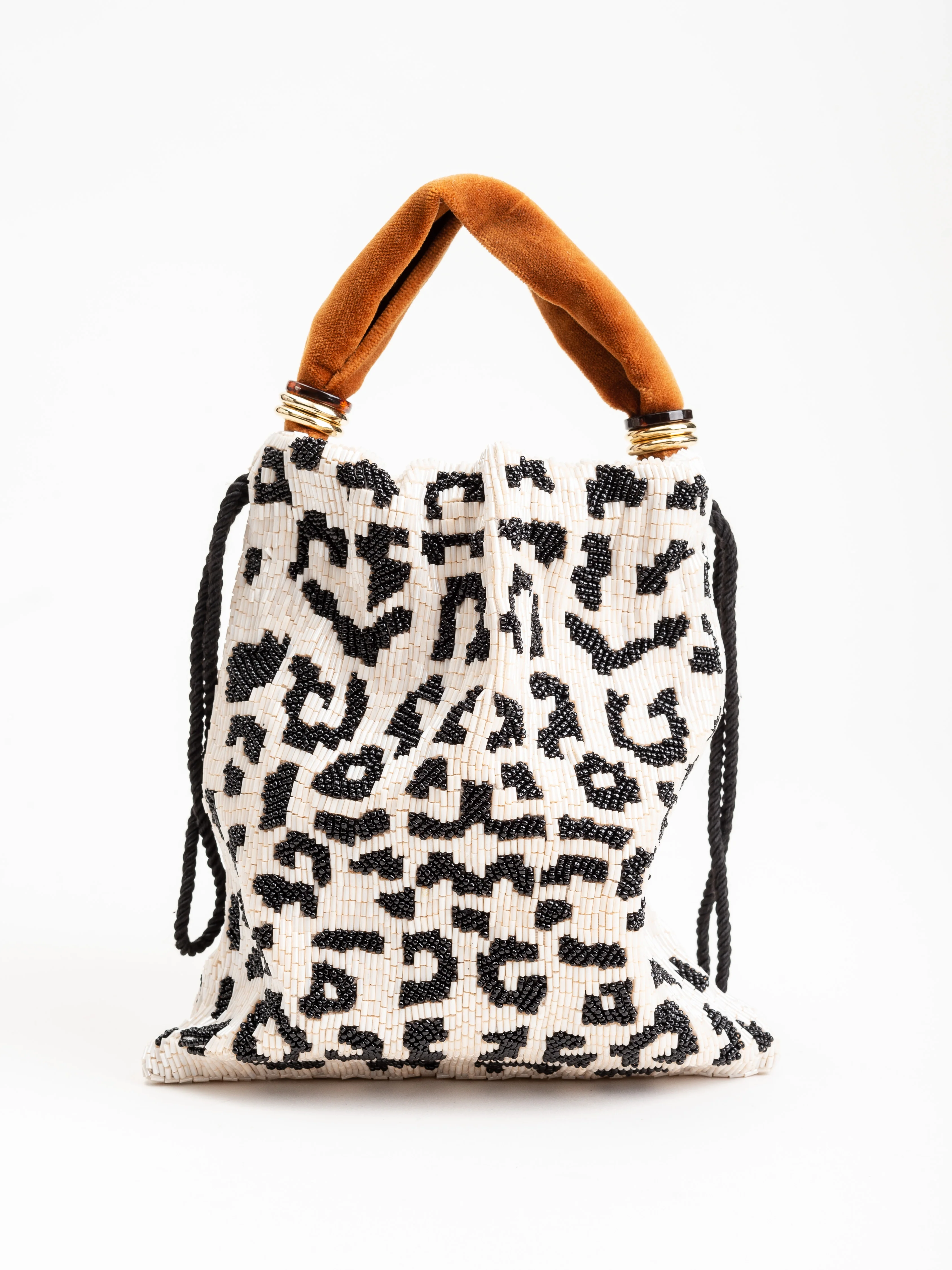 gala wristlet - black and white spot - Image 2