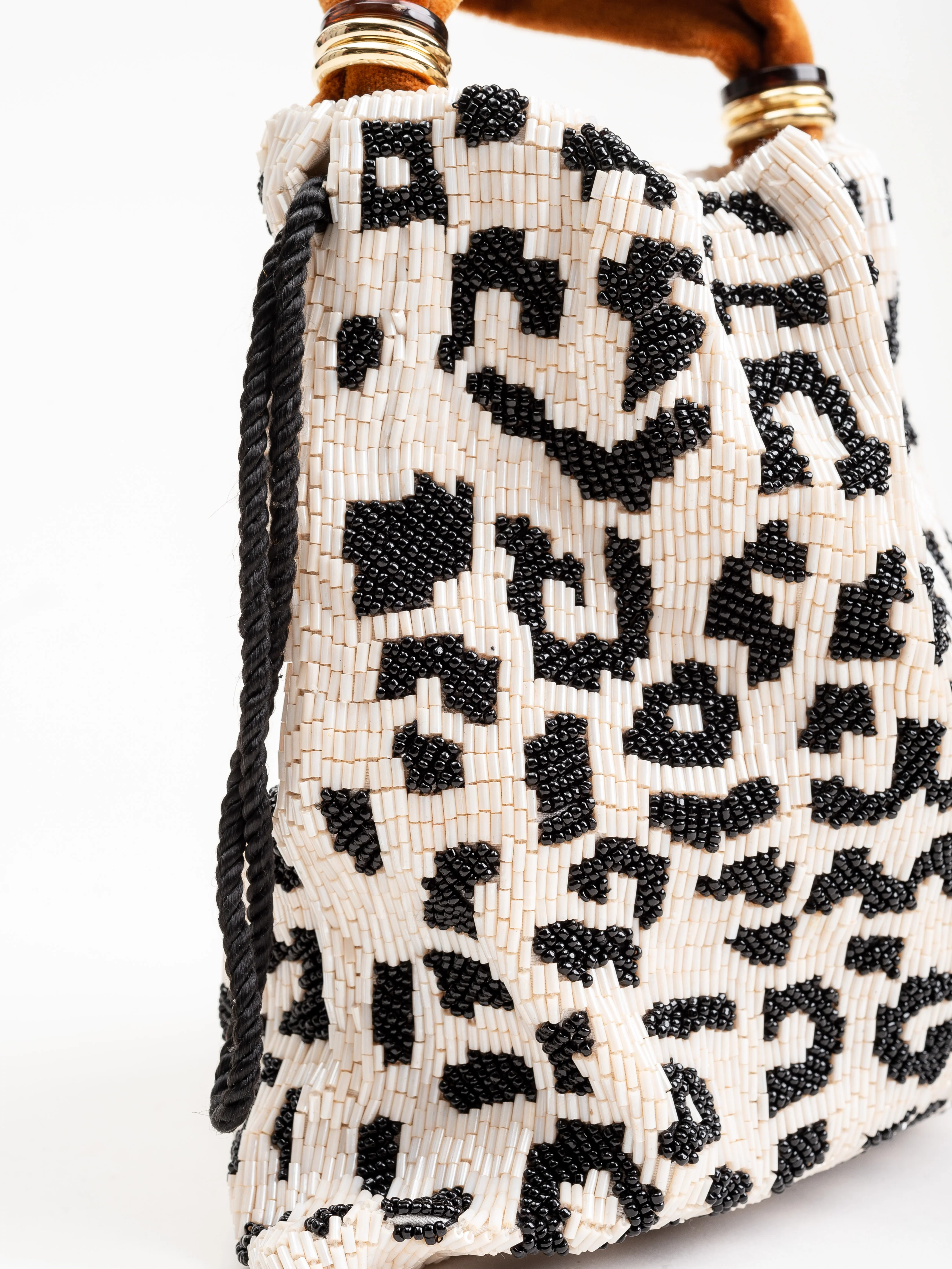 gala wristlet - black and white spot - Image 3