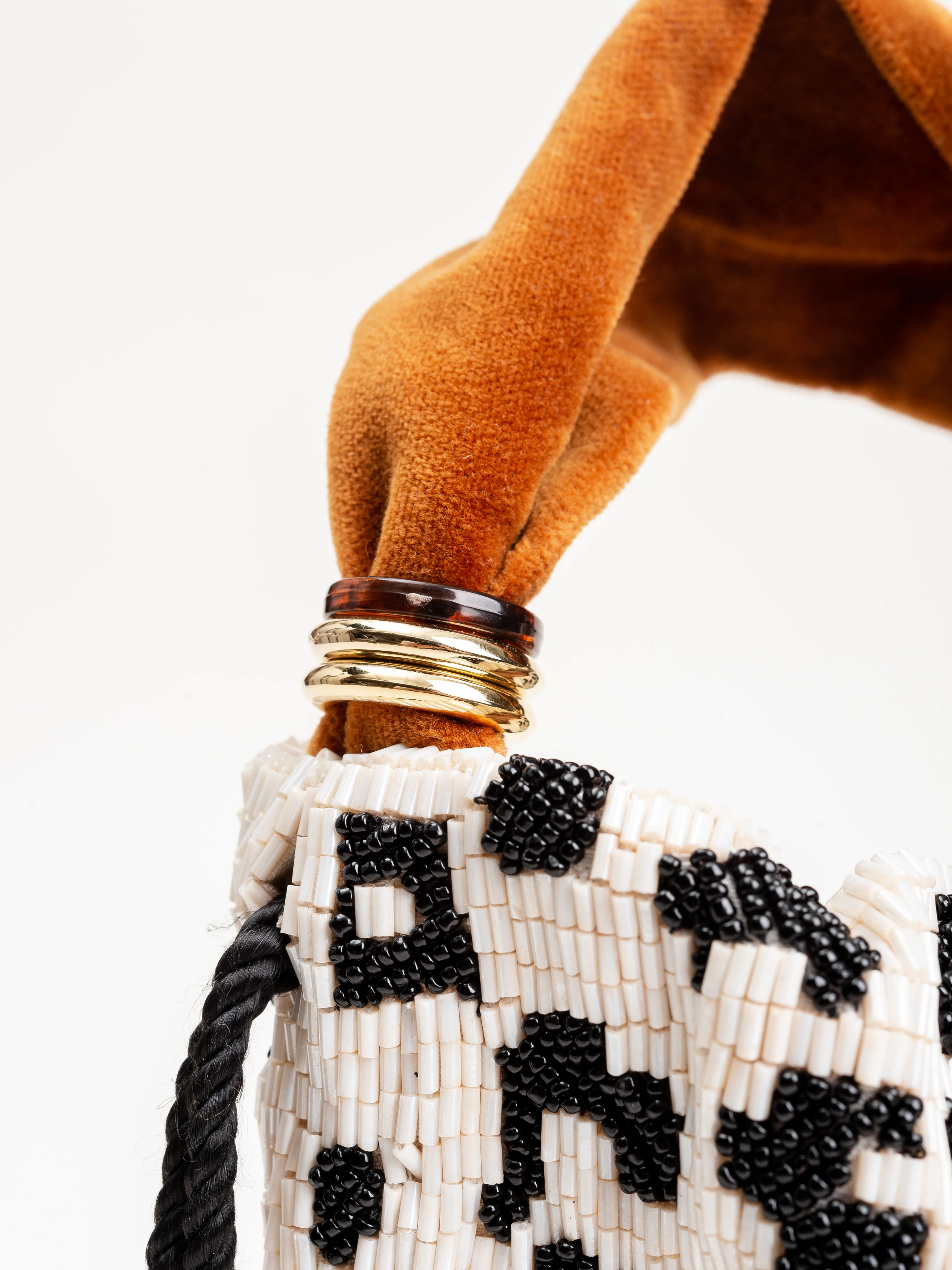 gala wristlet - black and white spot - Image 4