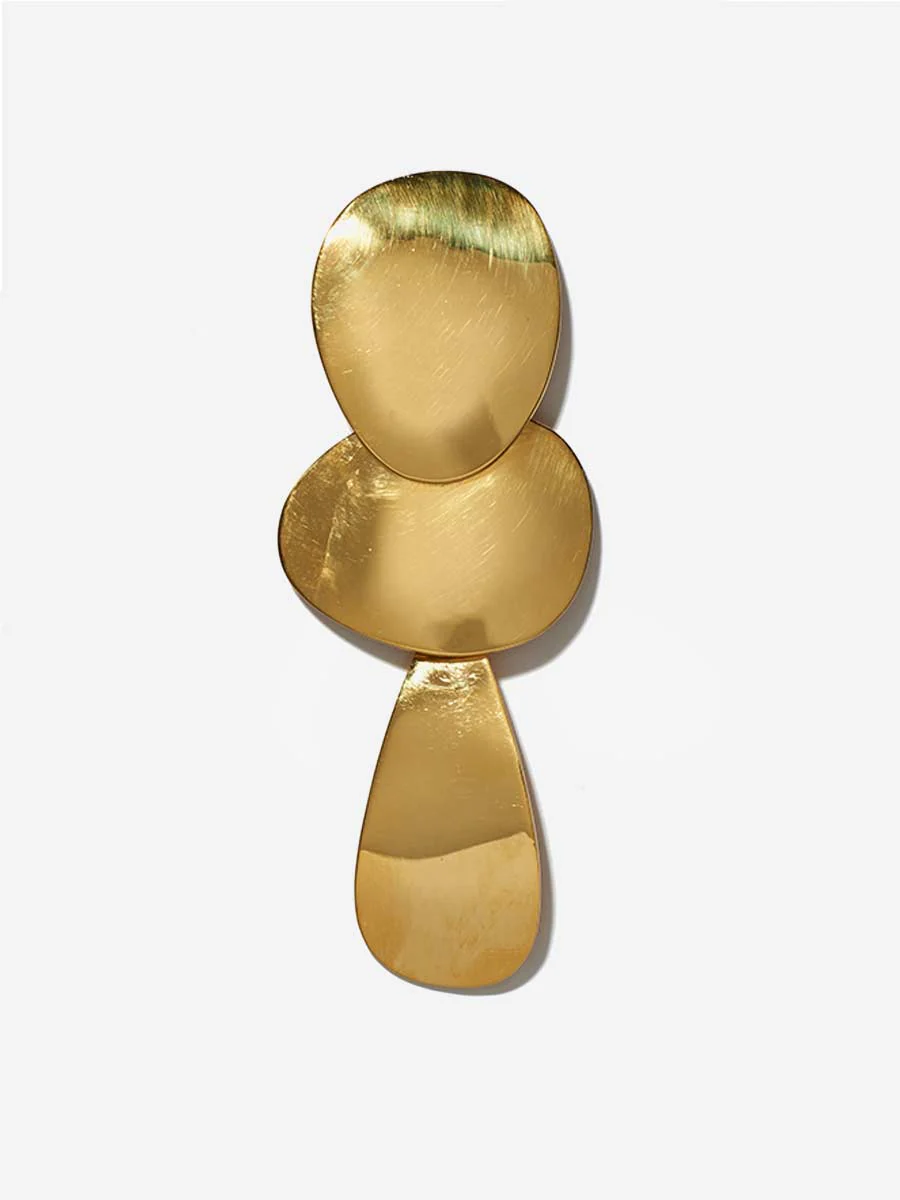gold porto earrings - Image 2