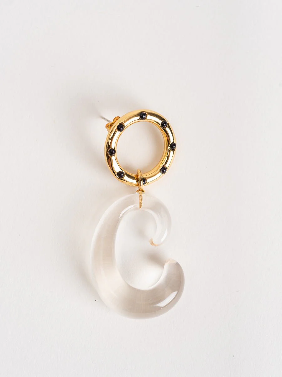 matera earrings - clear - Image 4