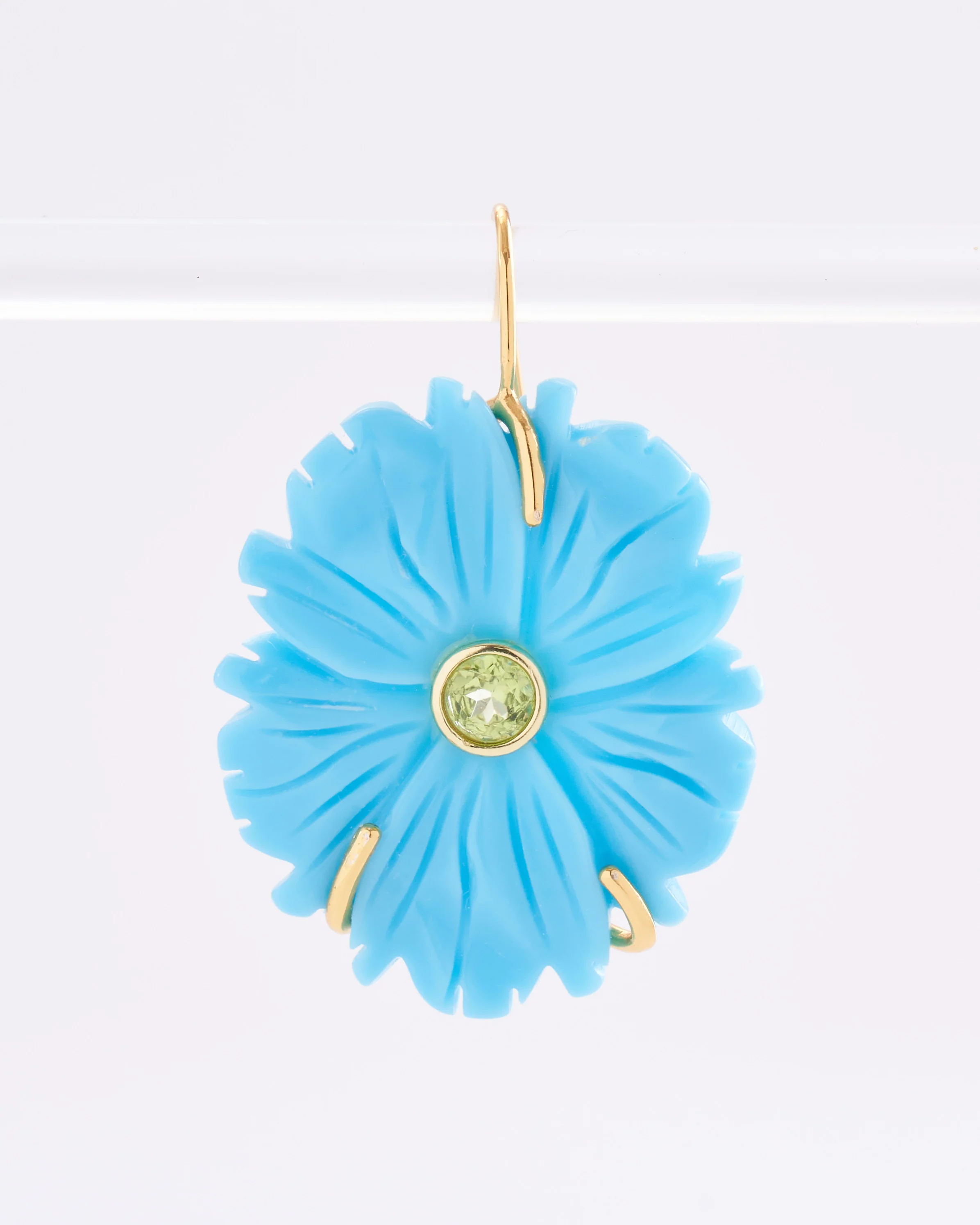 new bloom earrings in cerulean - Image 4