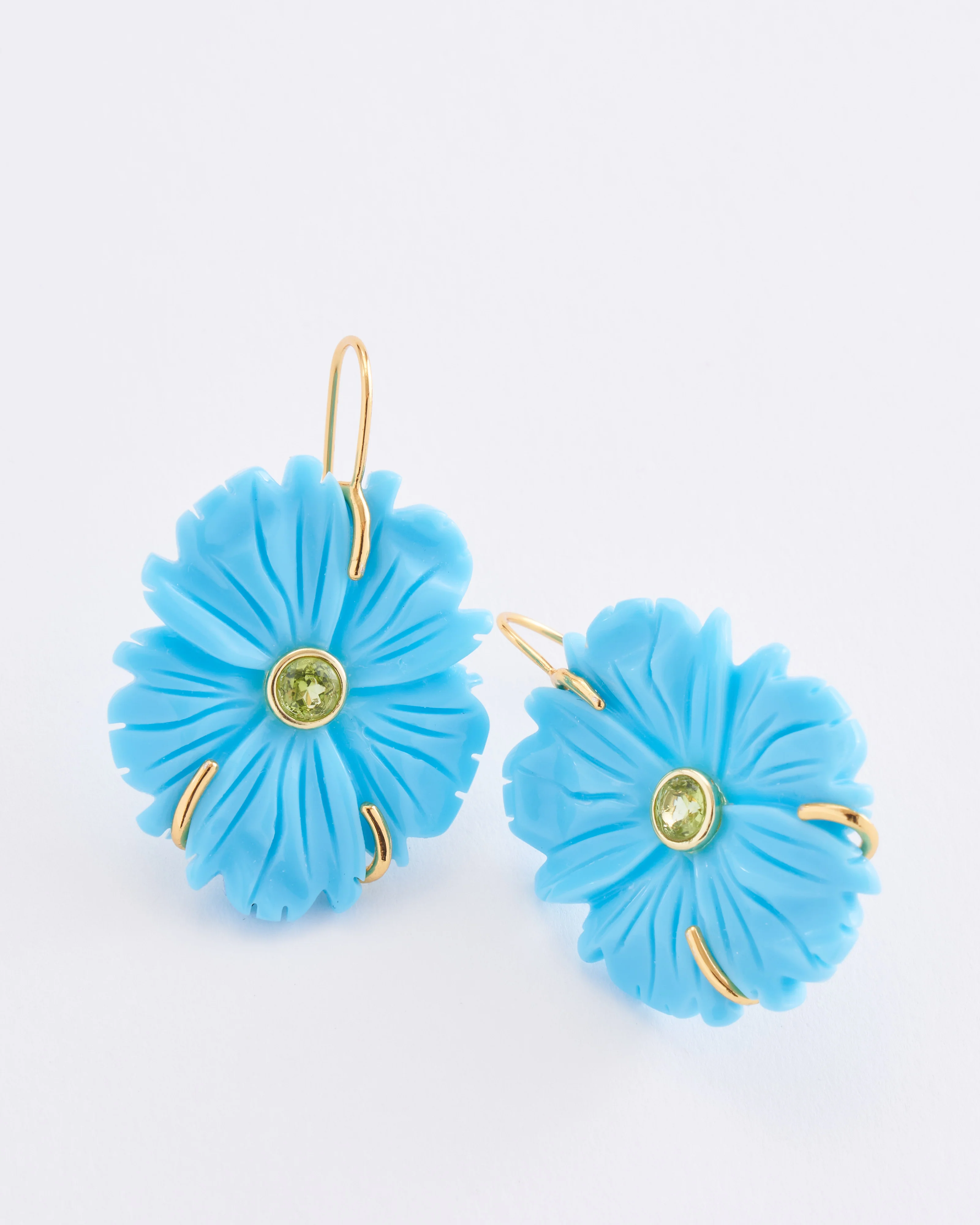 new bloom earrings in cerulean - Image 5