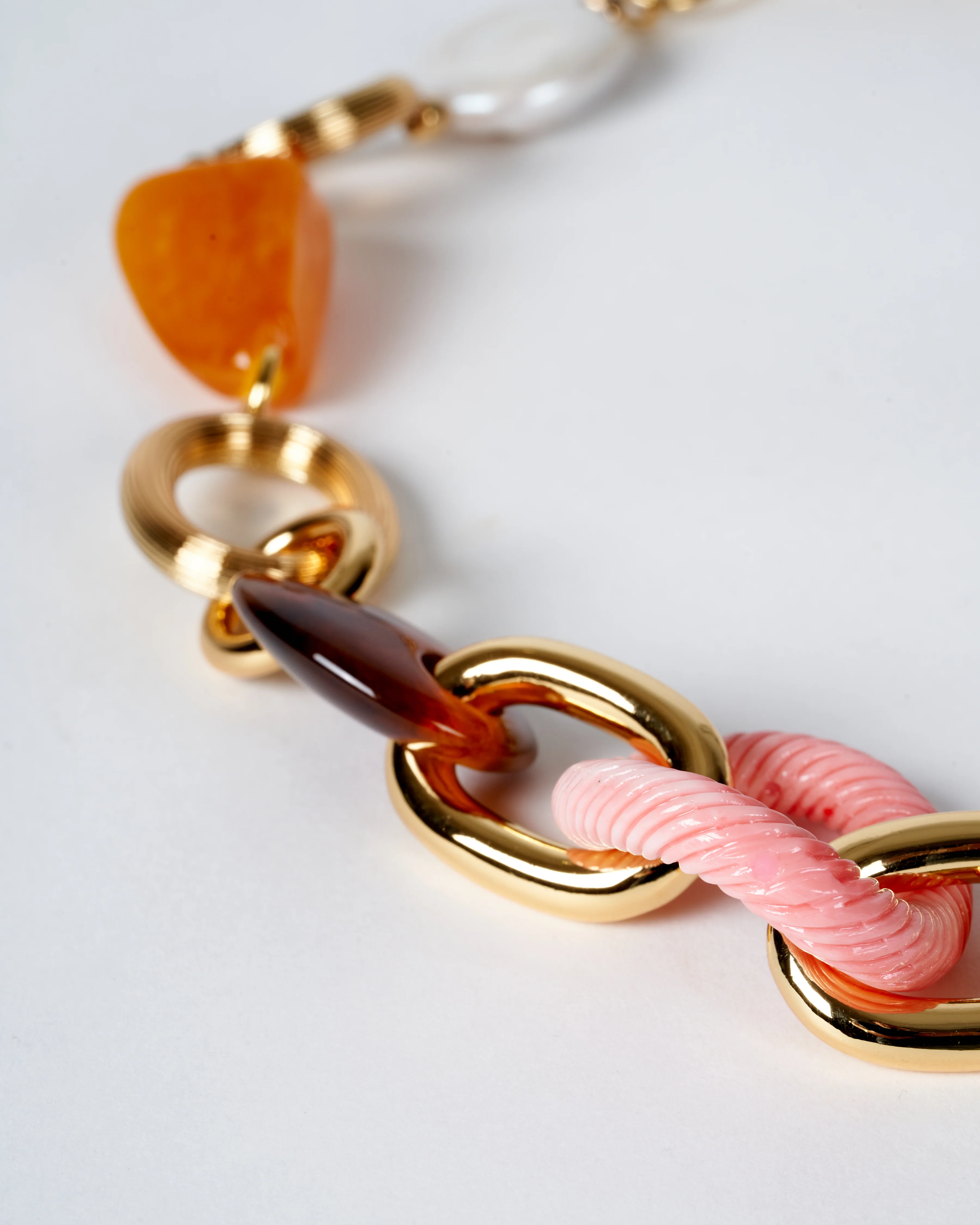 patchwork necklace - multi - Image 2