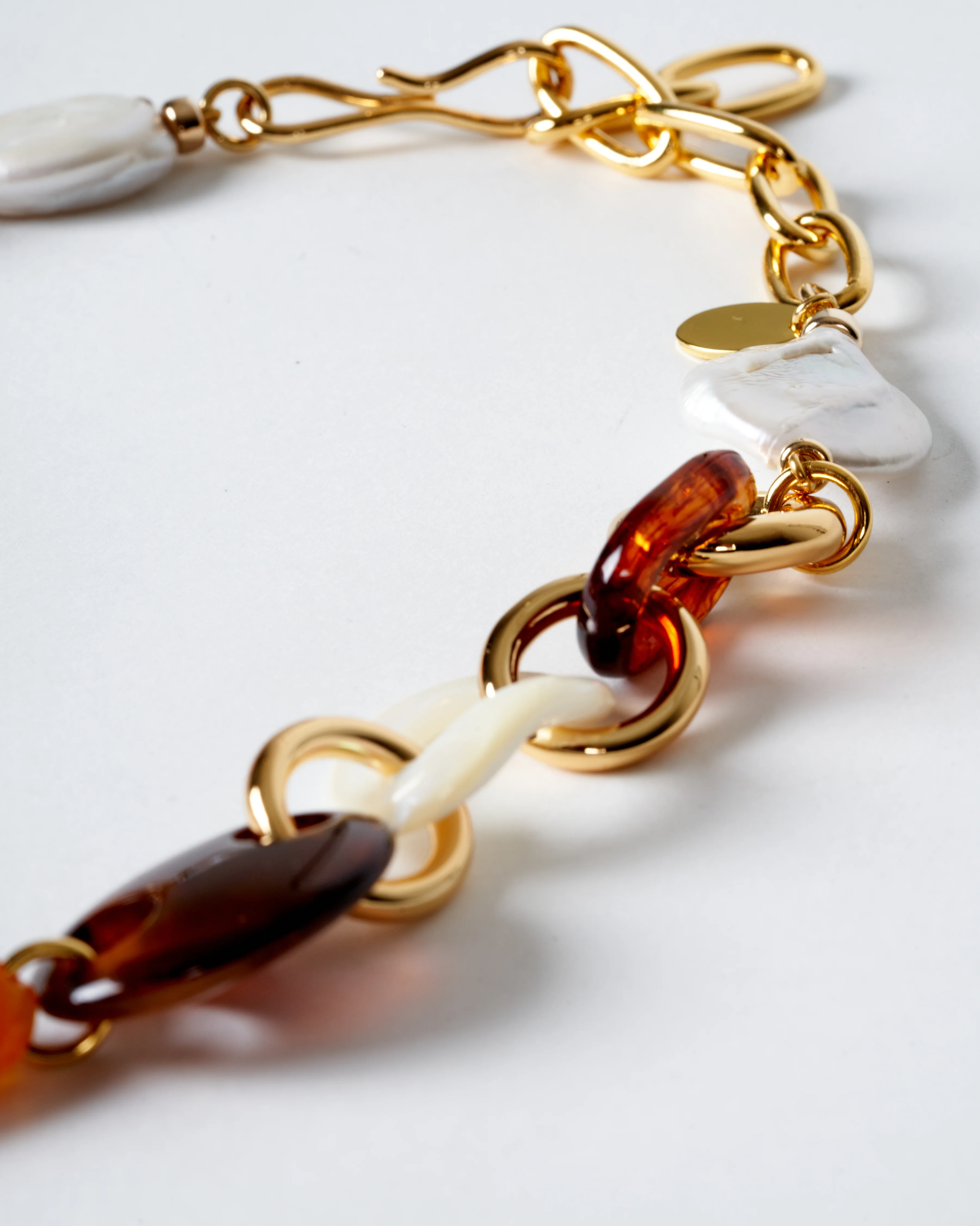 patchwork necklace - multi - Image 3