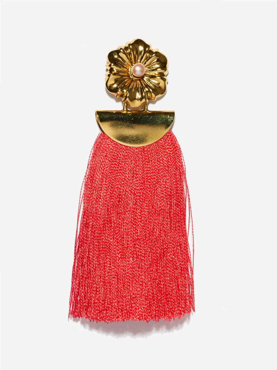 poppy fringe earrings - Image 2