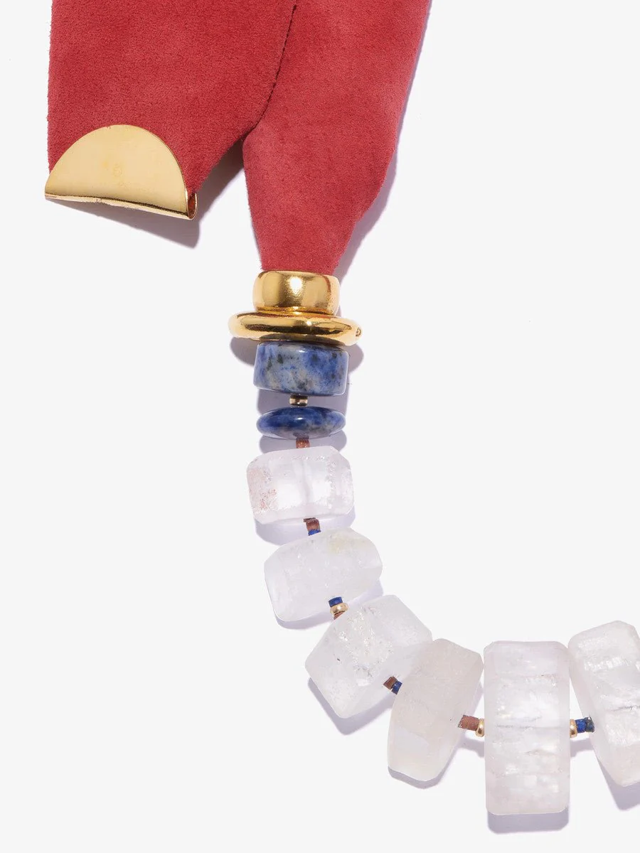 red collage necklace - Image 2