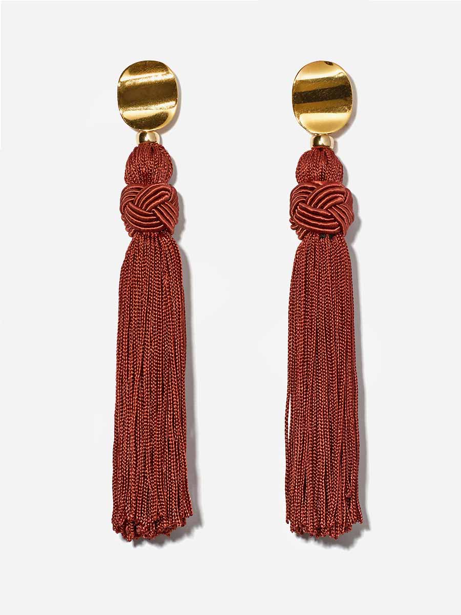 sienna luxe tassel earrings