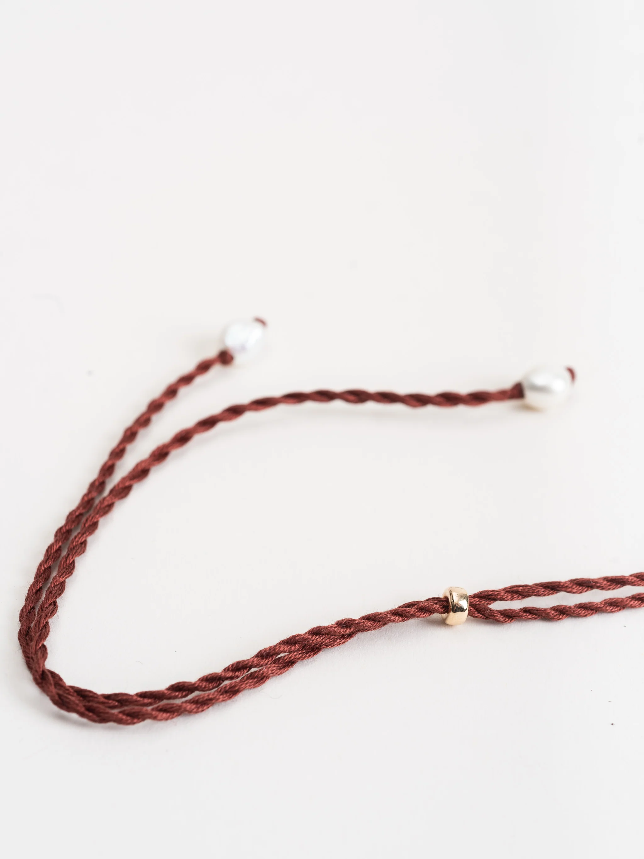 simple pearl necklace - lemon - Image 4