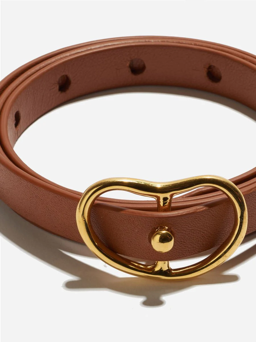 skinny georgia belt - tan - Image 2